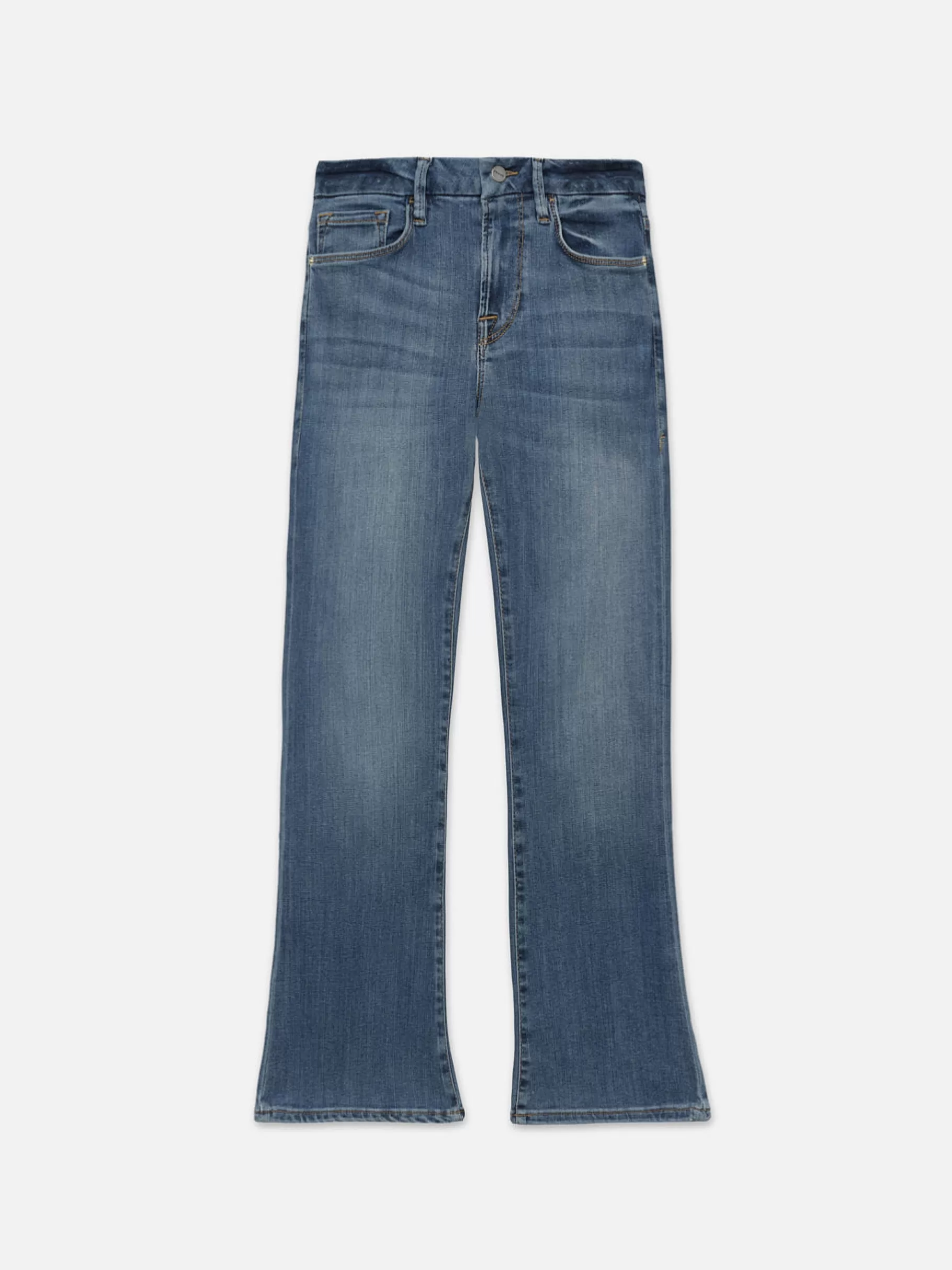 Bootcut*FRAME Le Crop Mini Boot in Poe