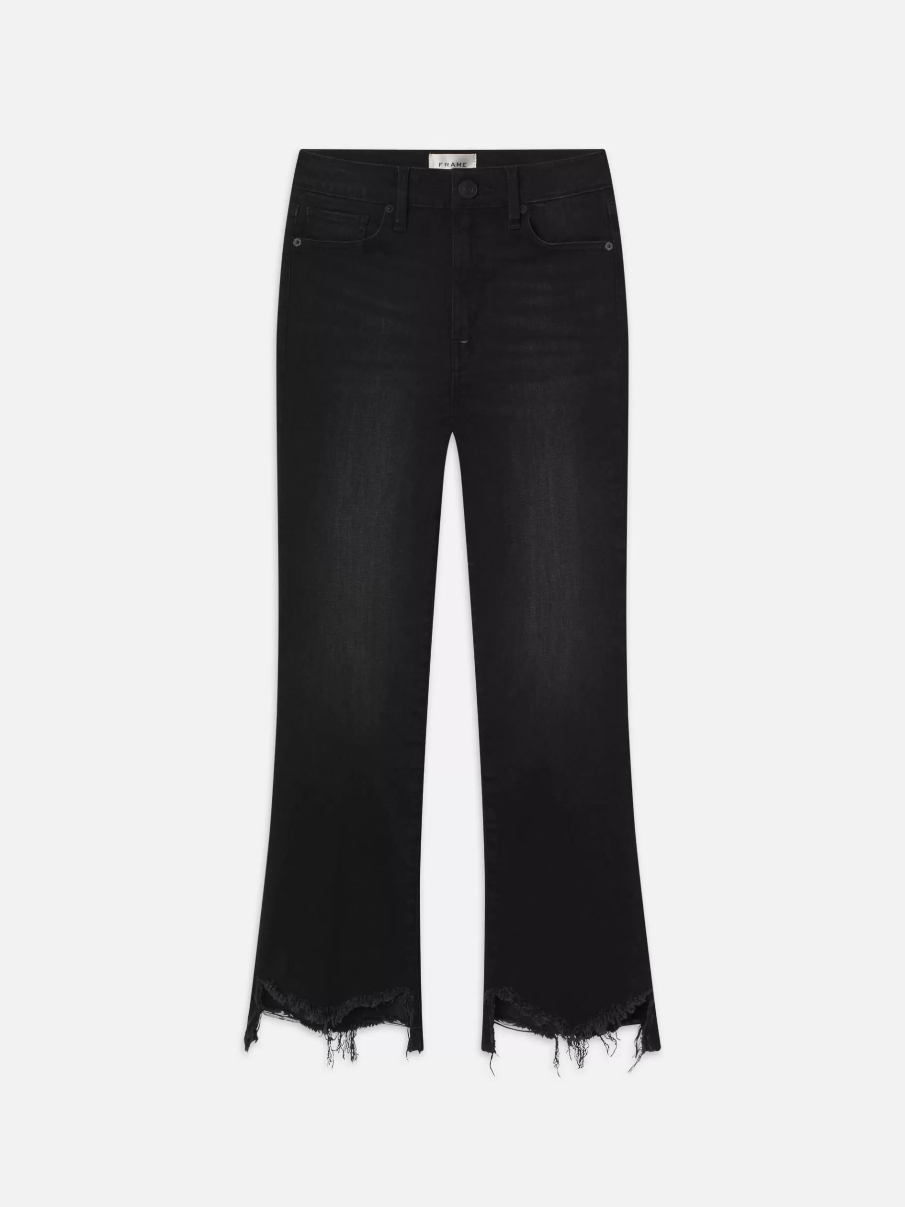 Bootcut*FRAME Le Crop Mini Boot in Tilt Stiletto Hem Tiltstilettohem