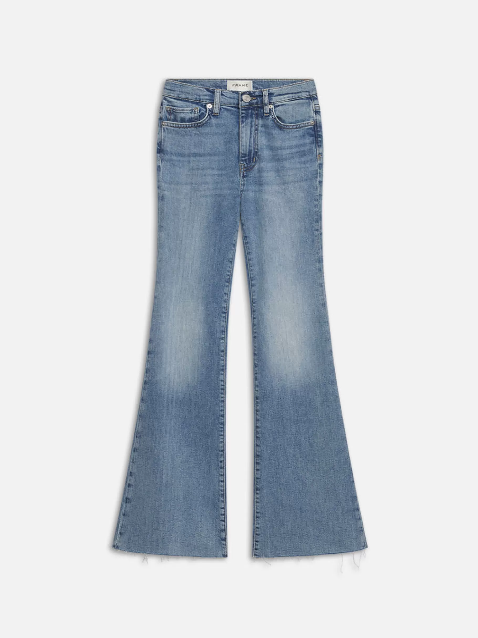 Flare*FRAME Le Easy Flare Raw Fray in Whimsy