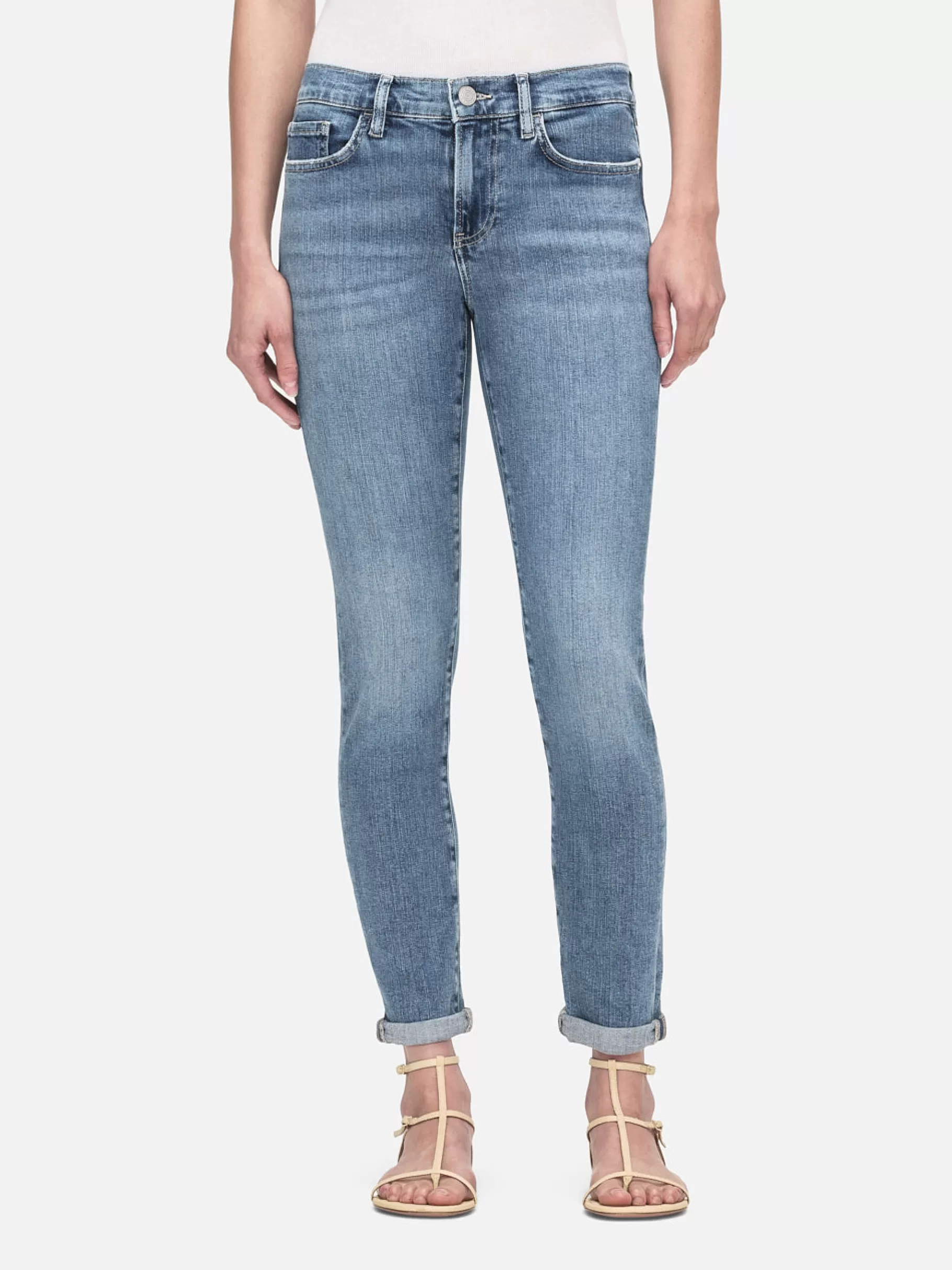 Boyfriend*FRAME Le Garcon in Daphne Blue Daphneblue
