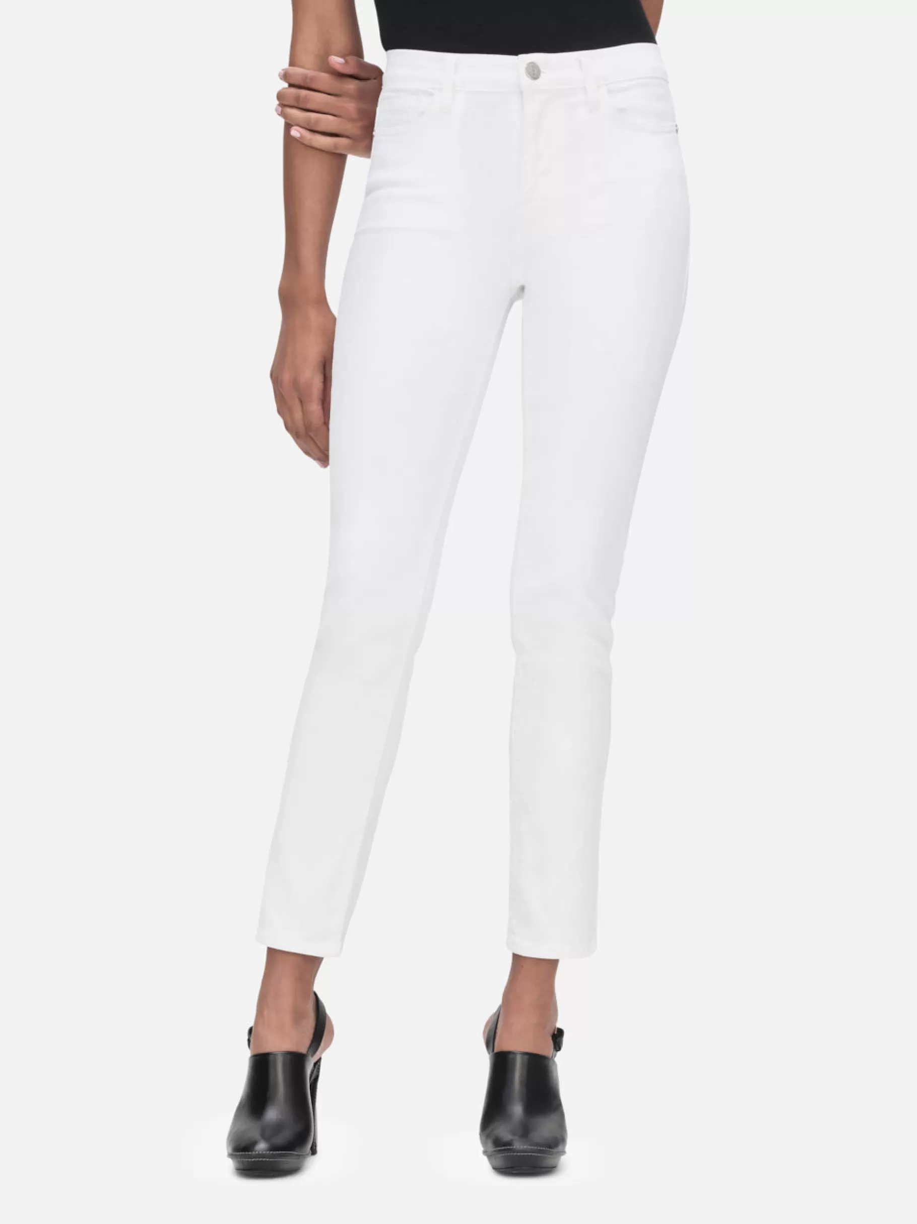 Straight*FRAME Le High Straight in Blanc
