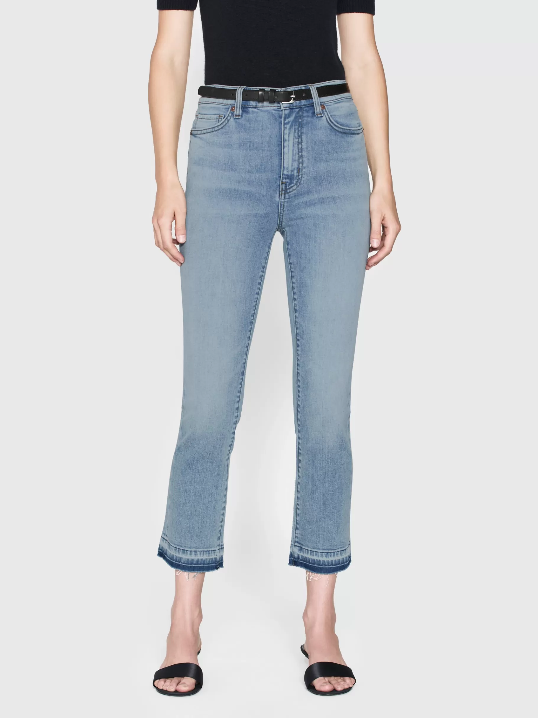 Straight*FRAME Le High Straight in Cosette Released Hem Cosettereleasedhem