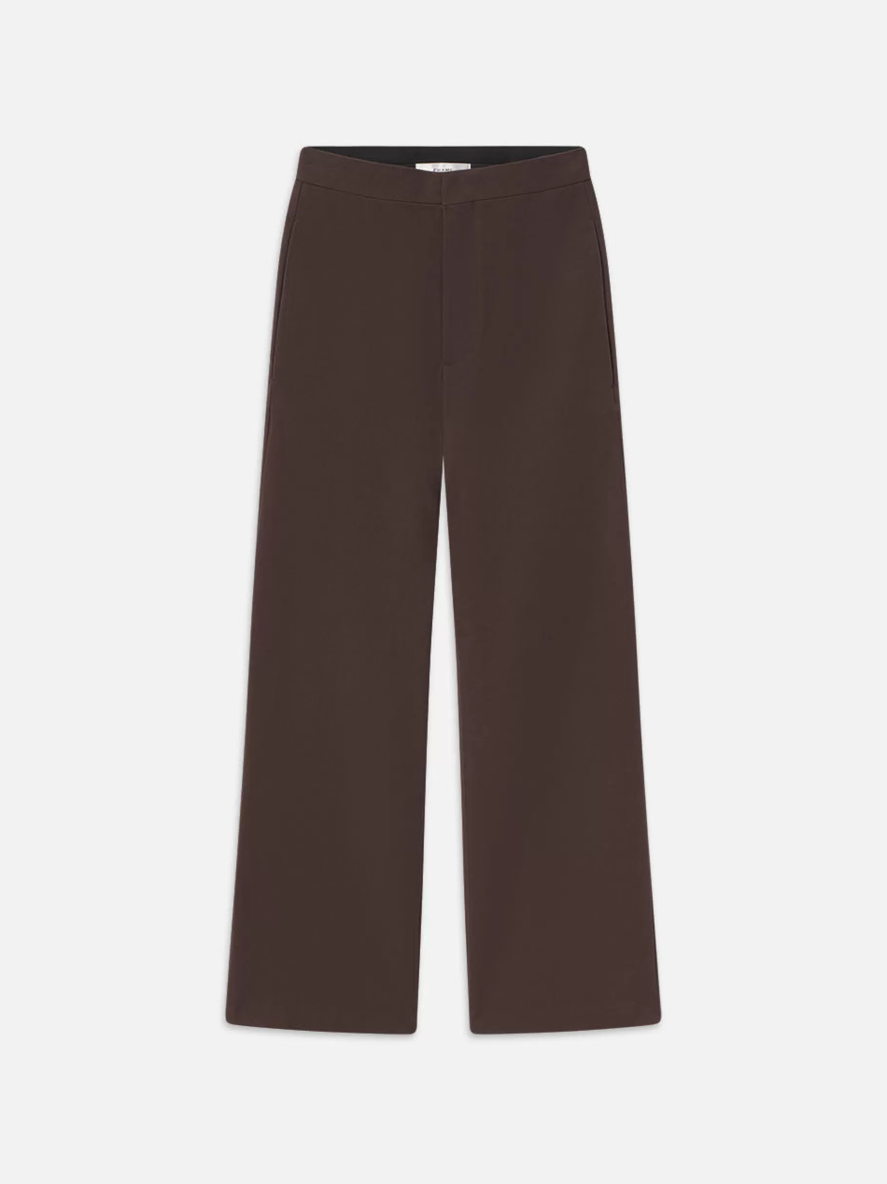 Pants*FRAME Le Jane Crop Trouser in Chocolate Brown Chocolatebrown