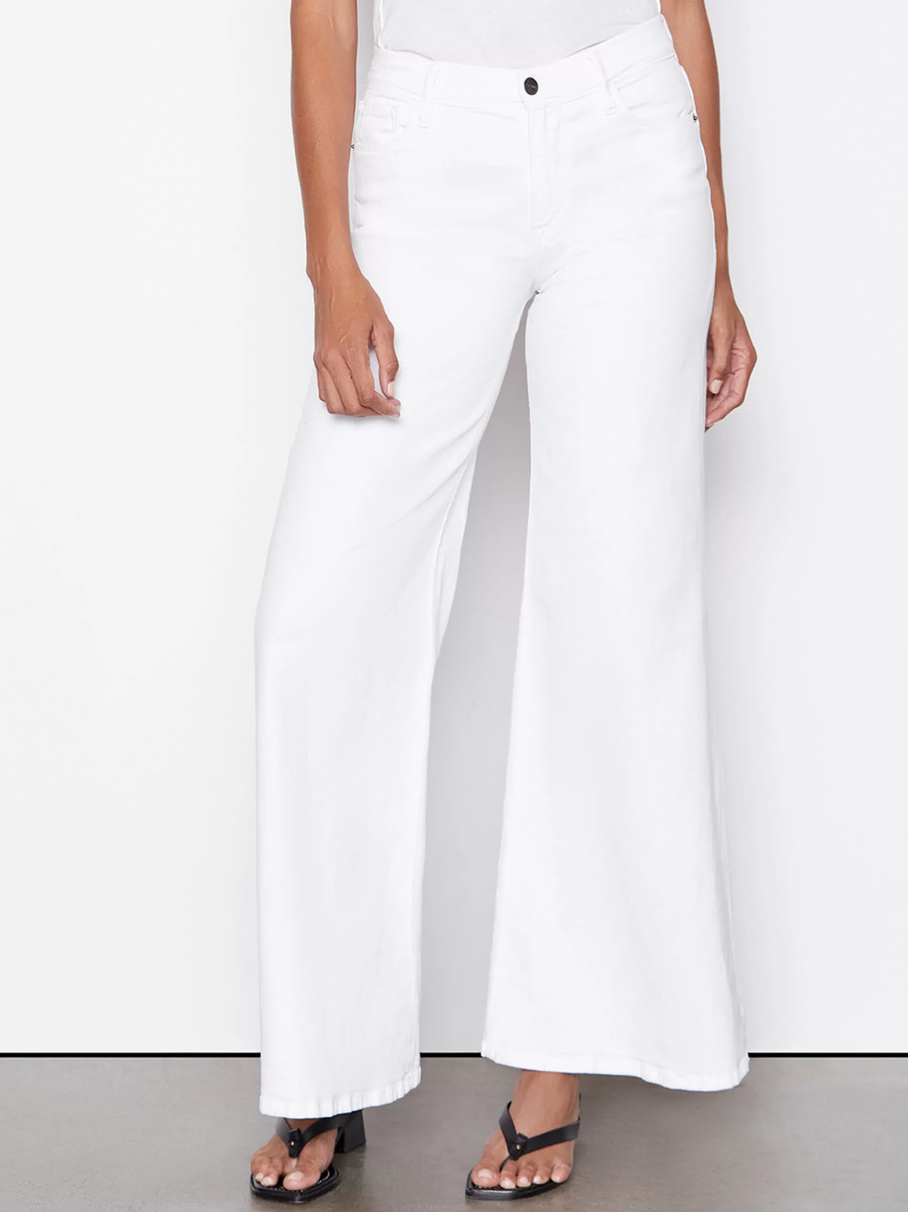Wide Leg | Long*FRAME Le Palazzo in Blanc