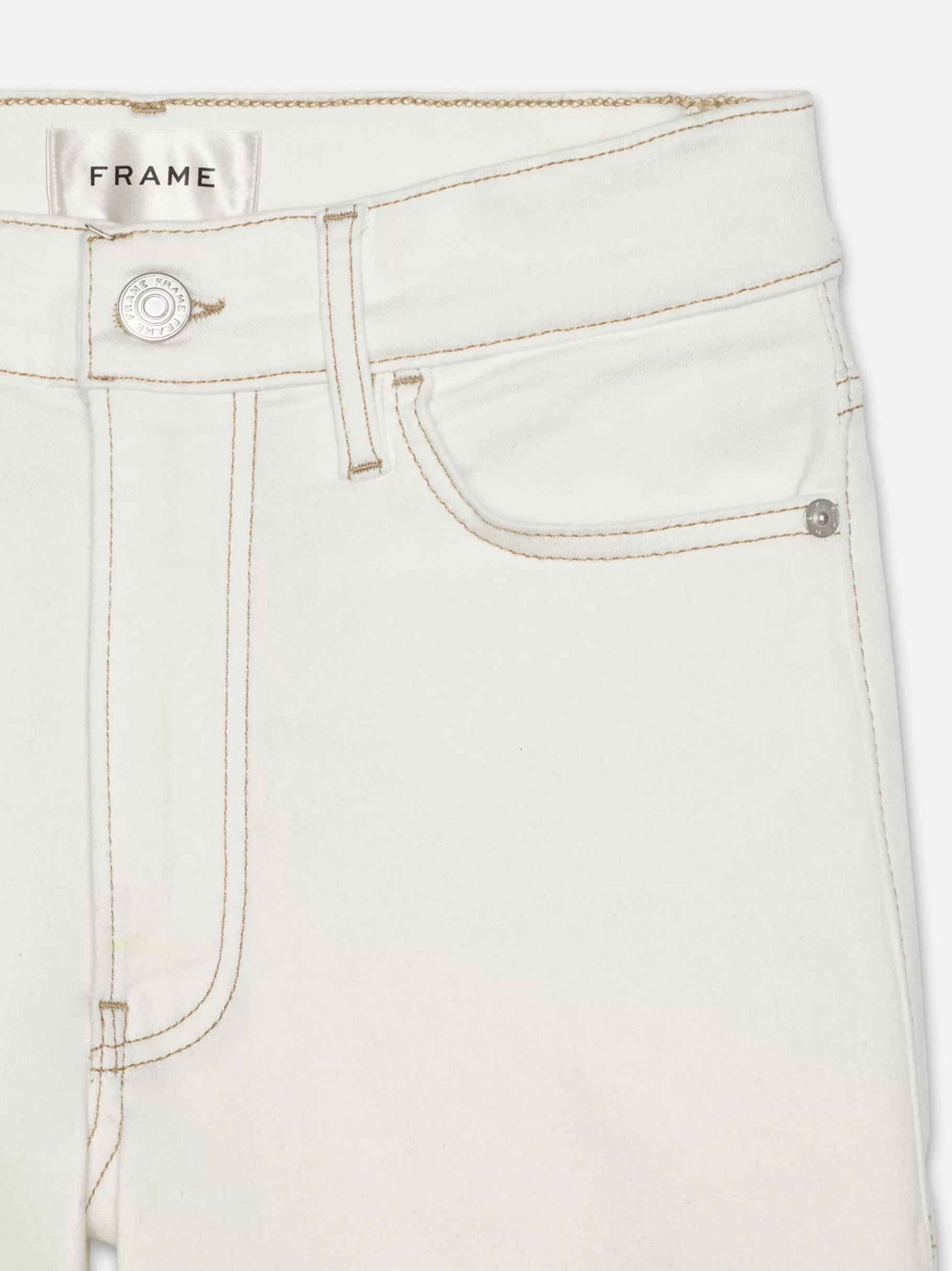 Wide Leg*FRAME Le Palazzo Crop in Au Natural Clean Aunaturalclean