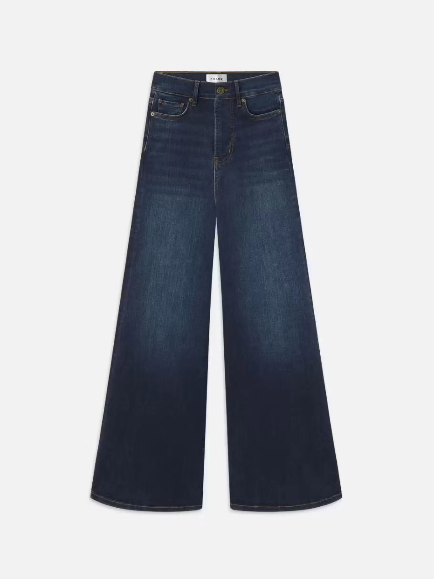Wide Leg*FRAME Le Palazzo Crop in Moonflower