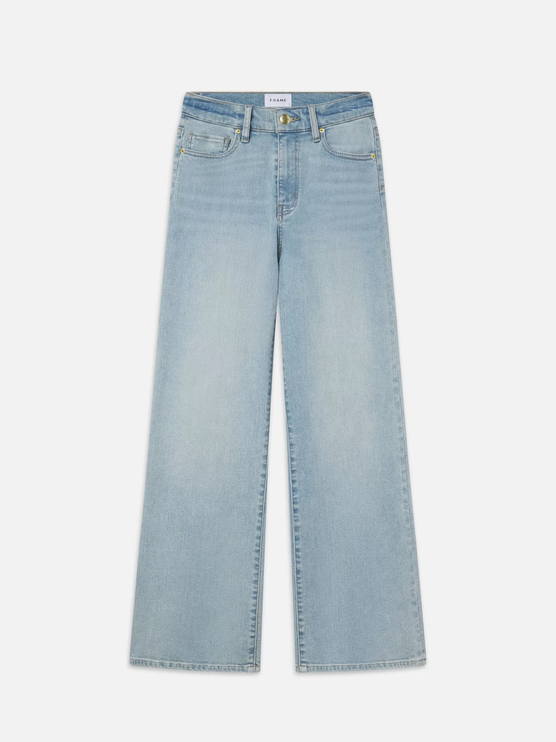 Wide Leg*FRAME Le Slim Palazzo in Blue Springs Bluesprings