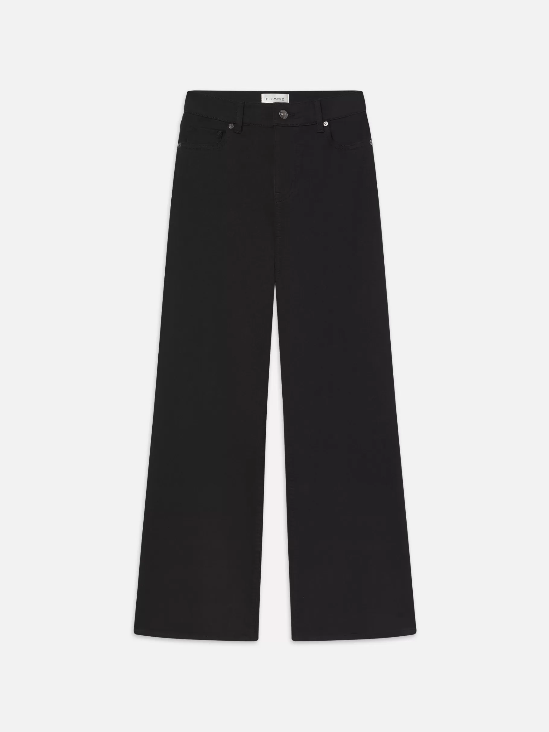 Wide Leg | Long*FRAME Le Slim Palazzo Long in Black