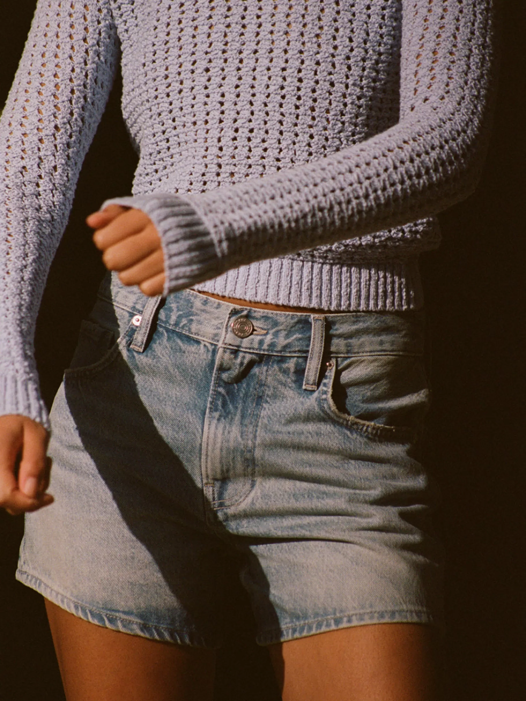 Skirts & Shorts*FRAME Le Super High Short in Rhode