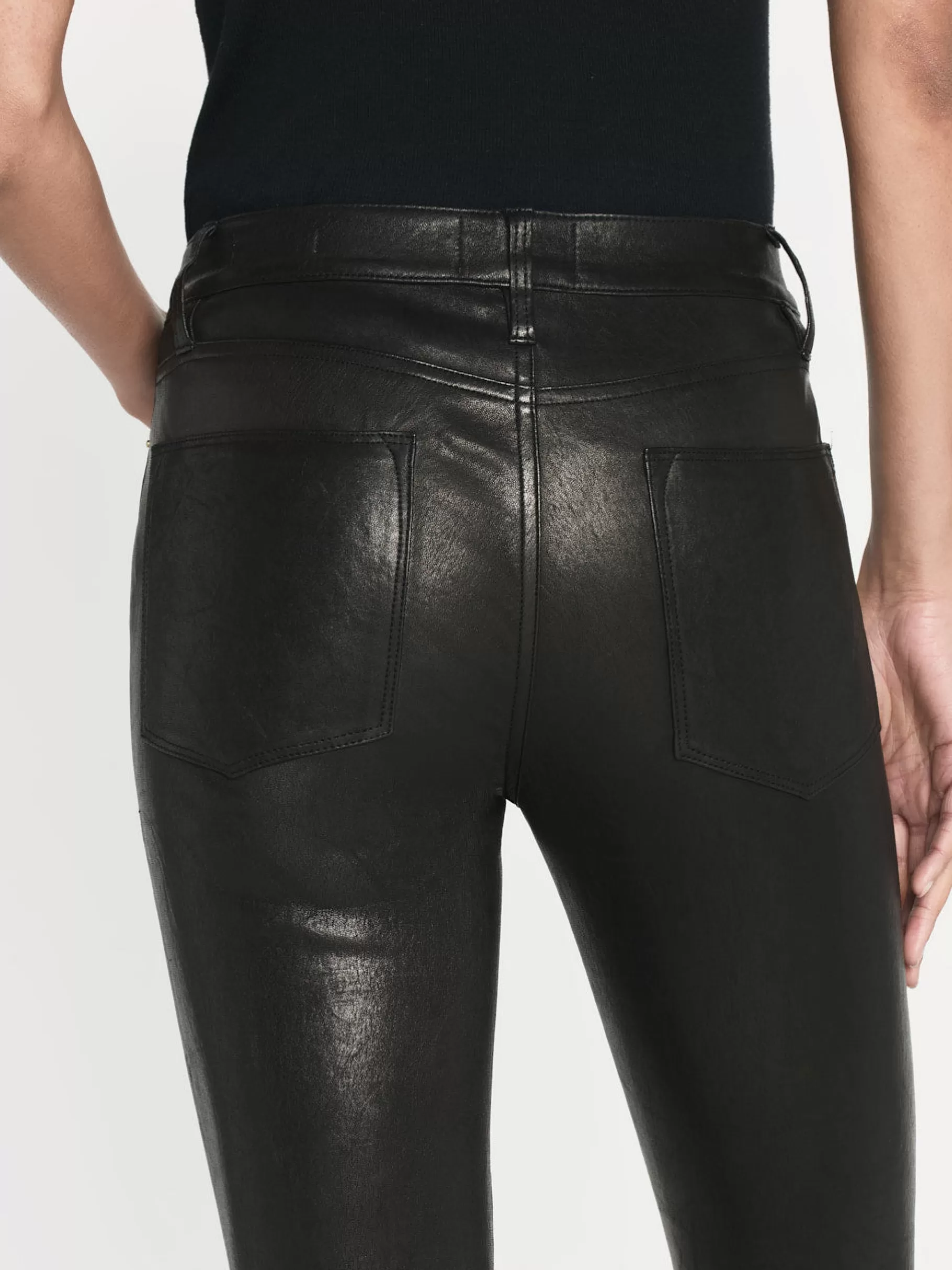 leather_le_high_skinny__in__washed_black_2.webp Leather & Suede | Pants*FRAME Leather Le High Skinny in Washed Black Washedblack