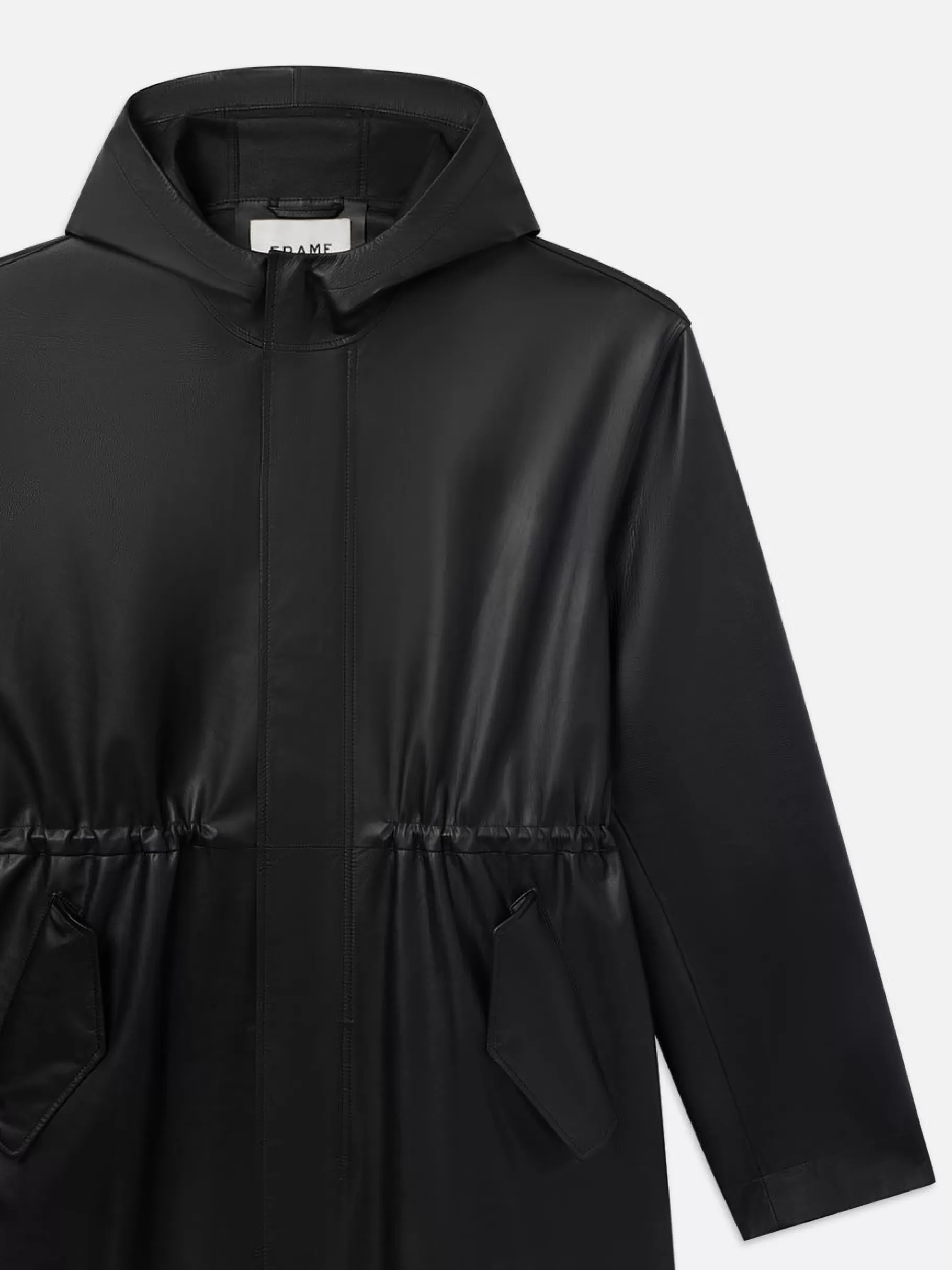 Leather & Suede | Jackets & Coats*FRAME Leather Parka in Black