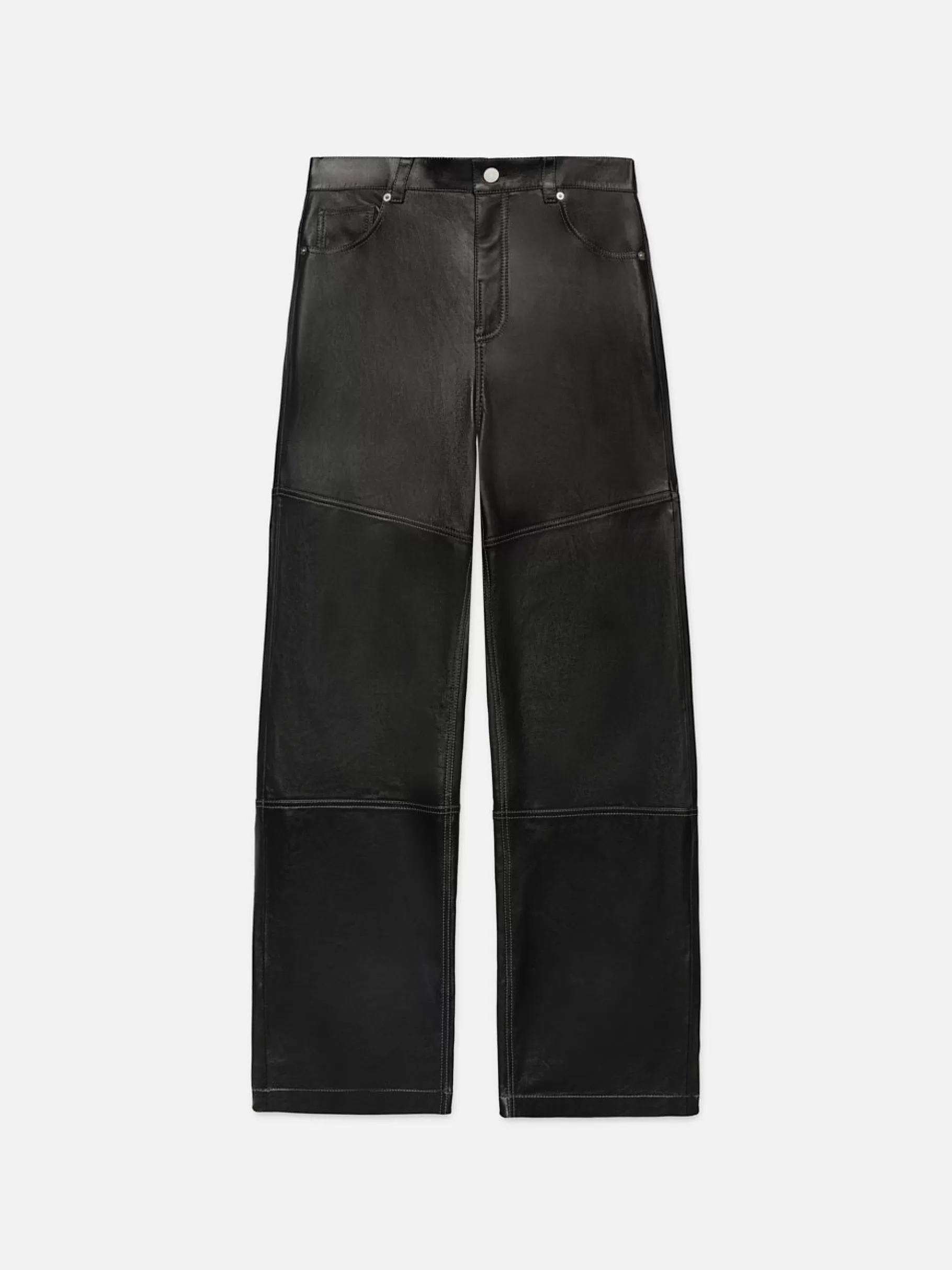 Leather & Suede | Pants & Shorts*FRAME Leather Trouser in Black