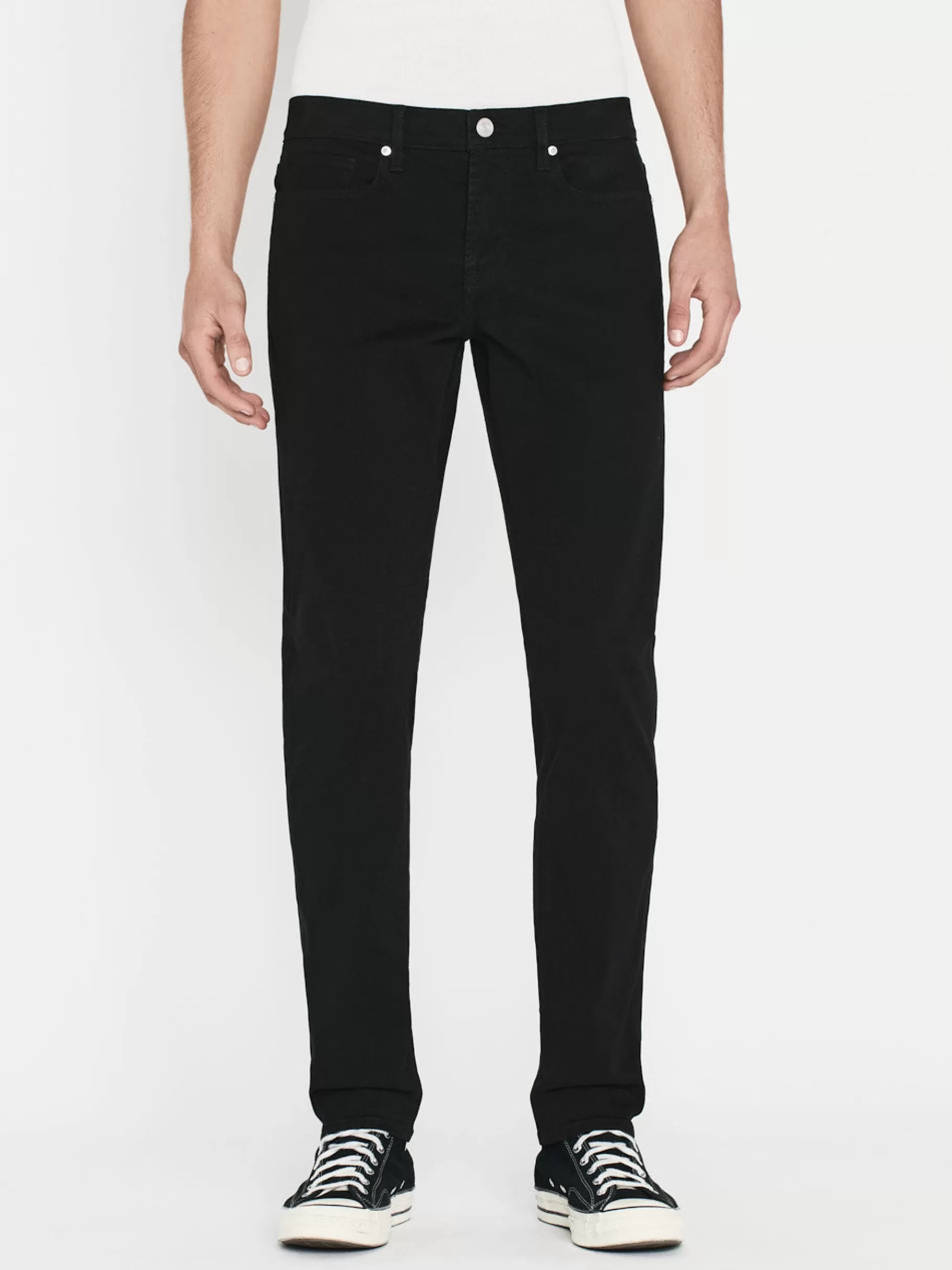 Slim | Pants & Shorts*FRAME L'Homme Slim Brushed Twill in Noir