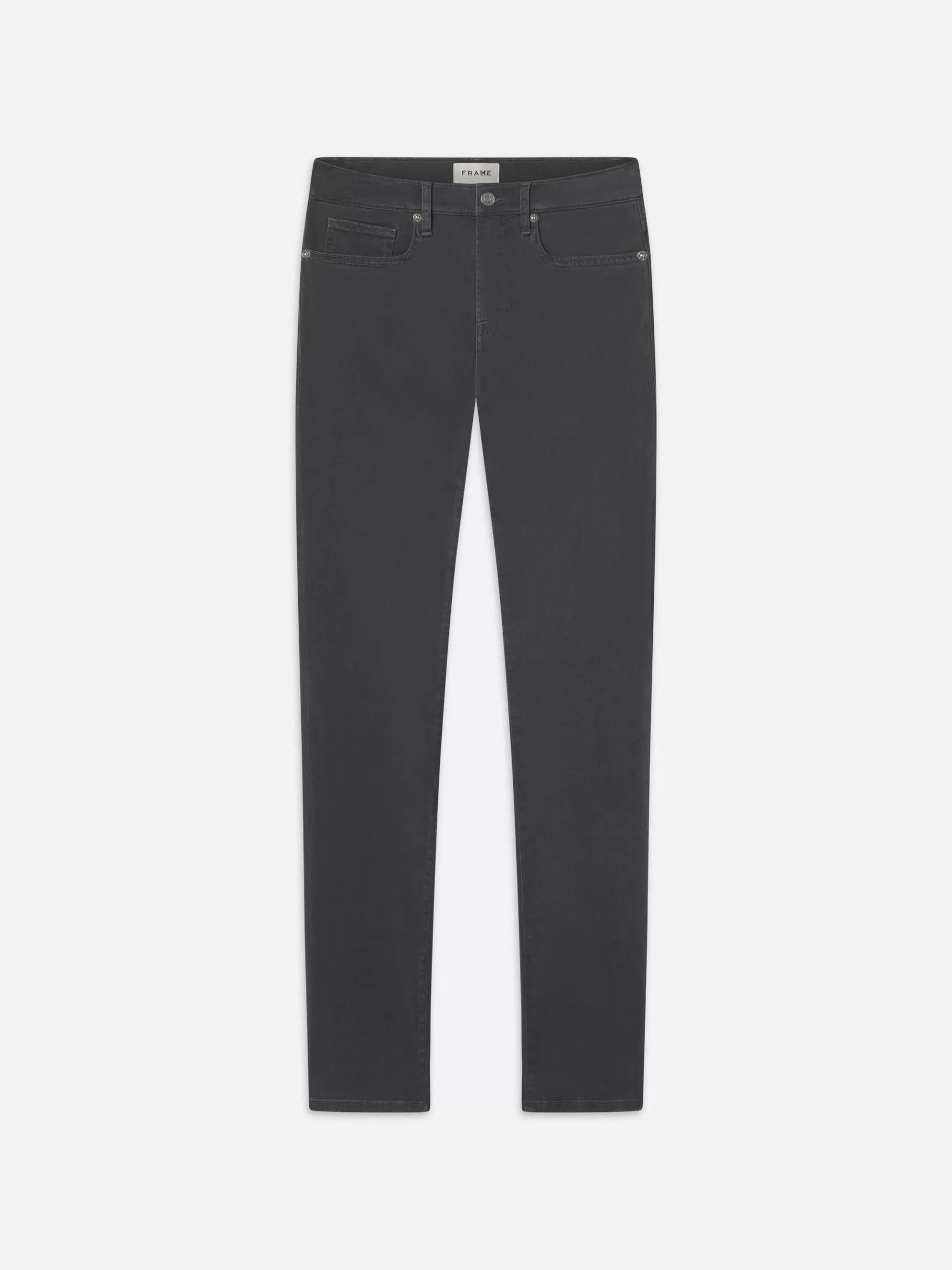 Slim*FRAME L'Homme Slim Brushed Twill in Slate Gray Slategray