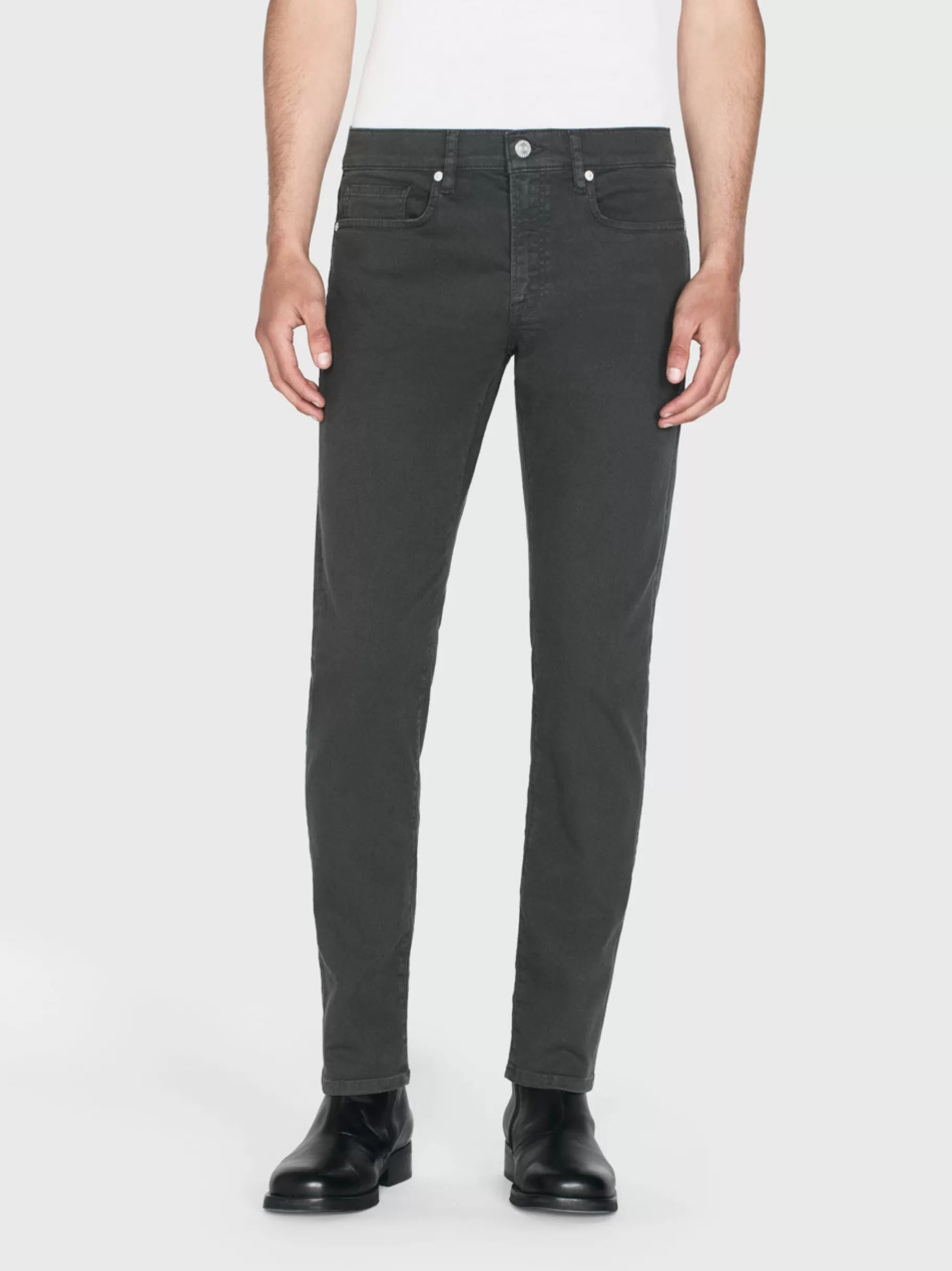 Slim | Pants & Shorts*FRAME L'Homme Slim Twill in Dark Charcoal Darkcharcoal