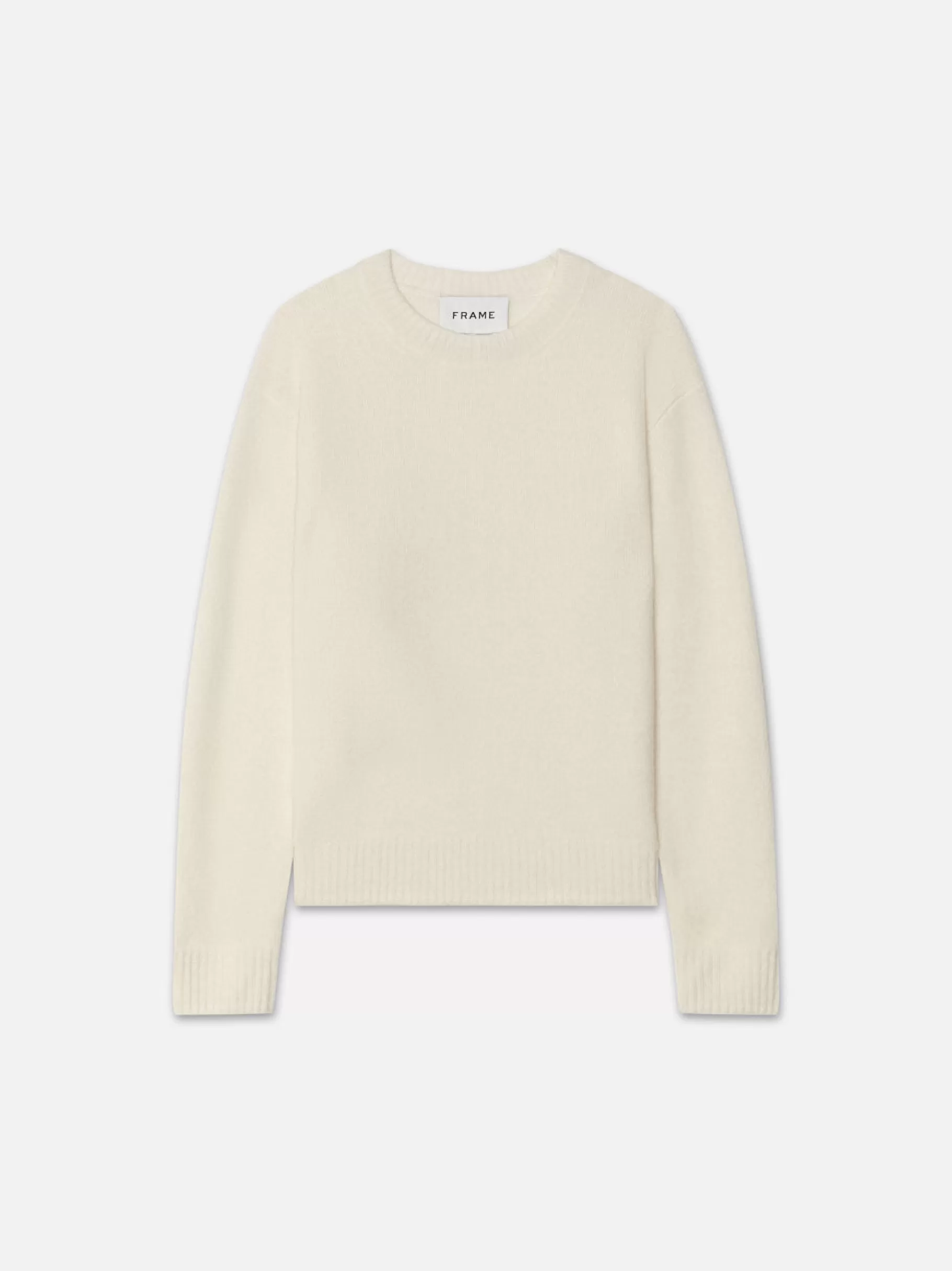 Sweaters & Hoodies*FRAME Lightweight Cashmere Silk Sweater in Vanilla