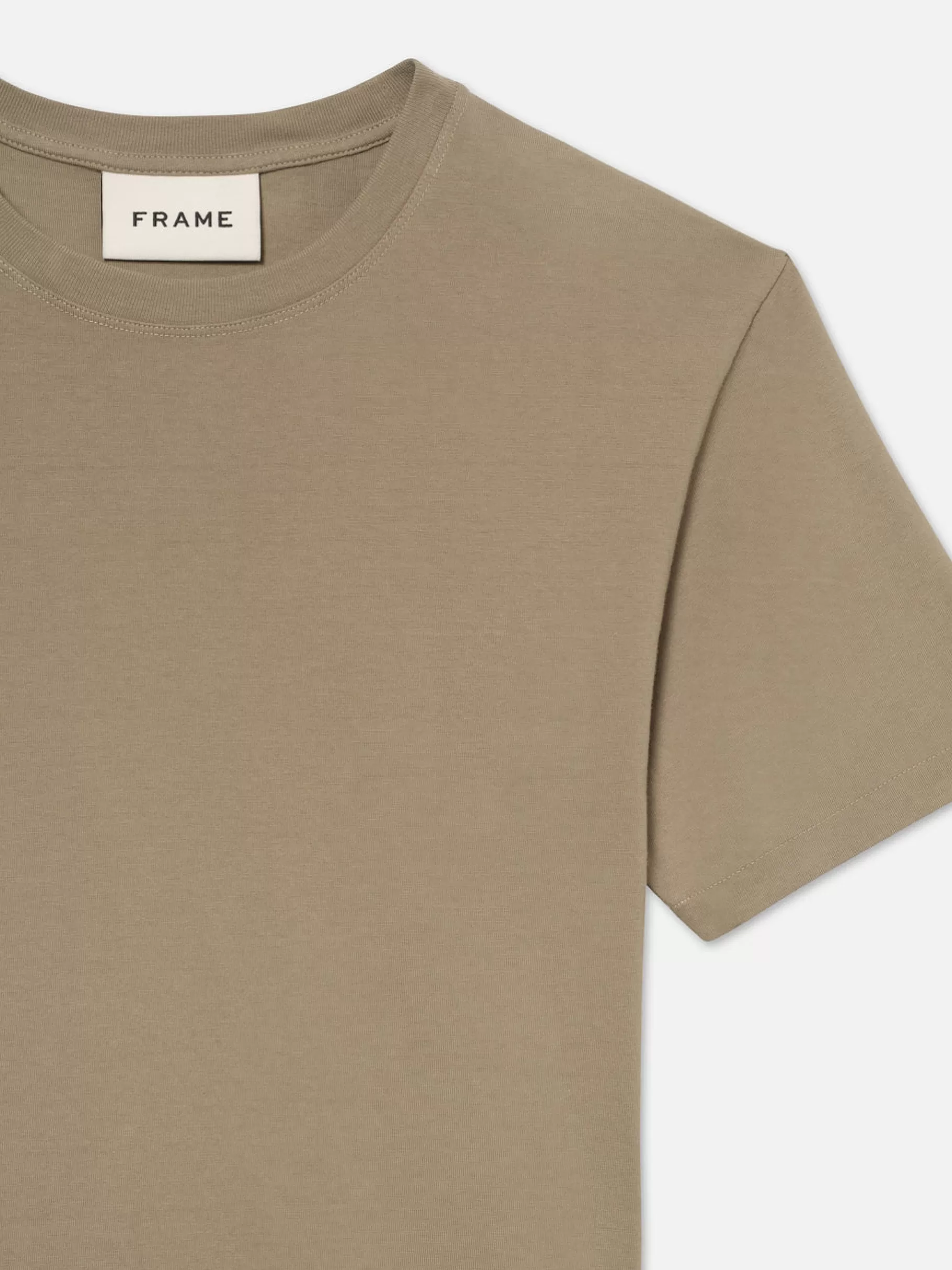 Tees & Polos*FRAME Logo Tee in Dry Sage Drysage