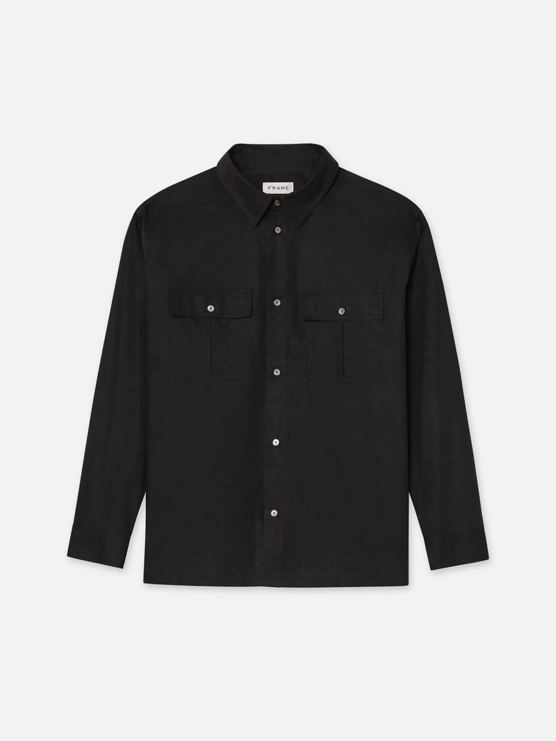 Shirts*FRAME Military Shirt in Black