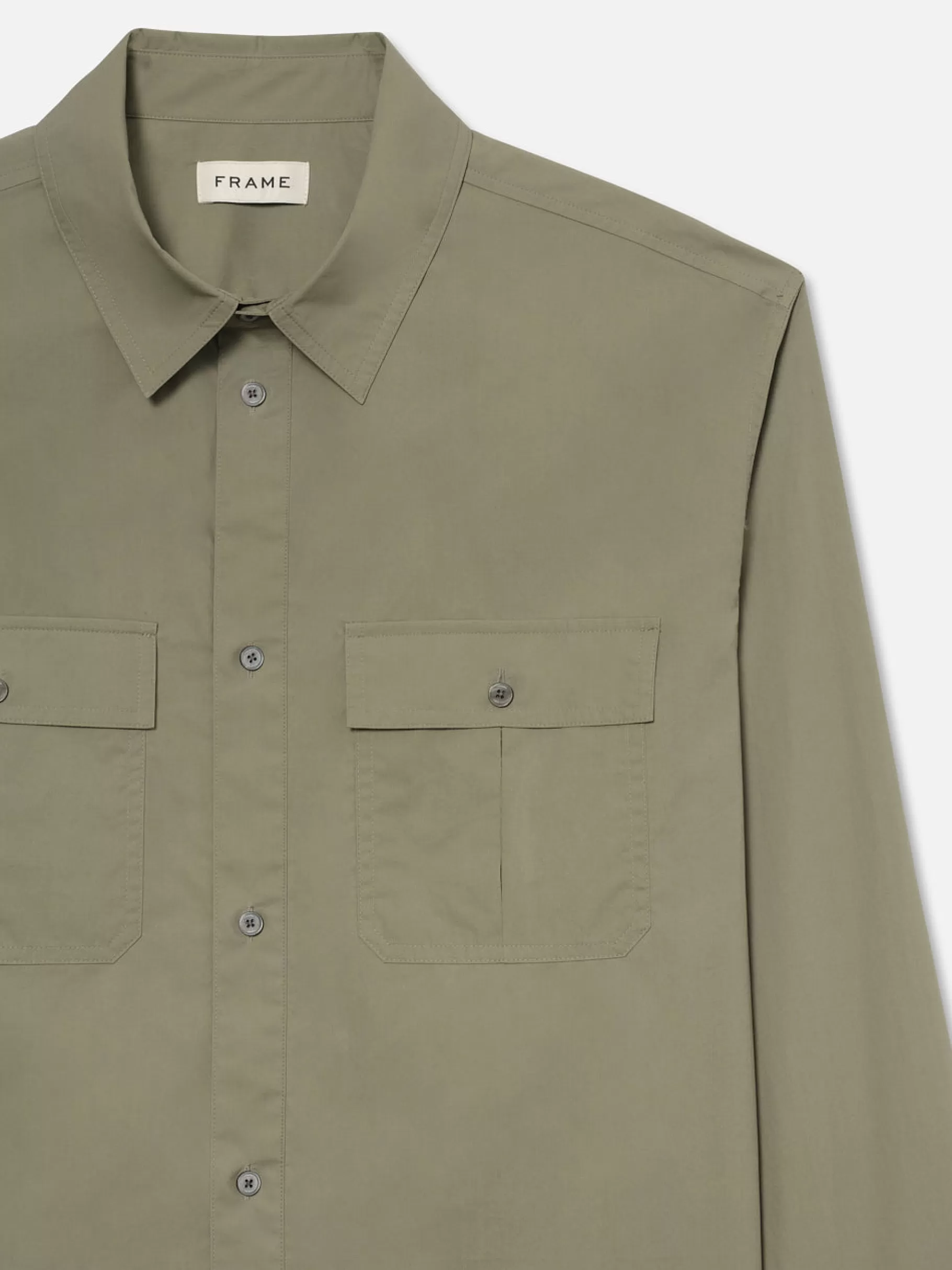 Shirts*FRAME Military Shirt in Dry Sage Drysage