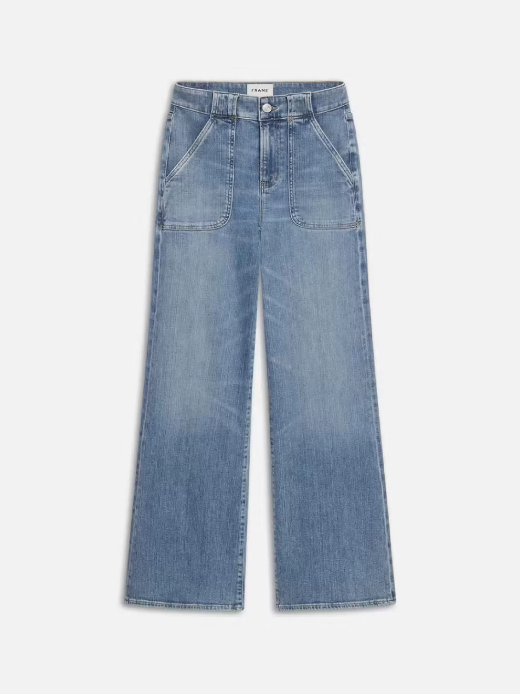 Wide Leg*FRAME Modern Pocket Jean in Carpenter