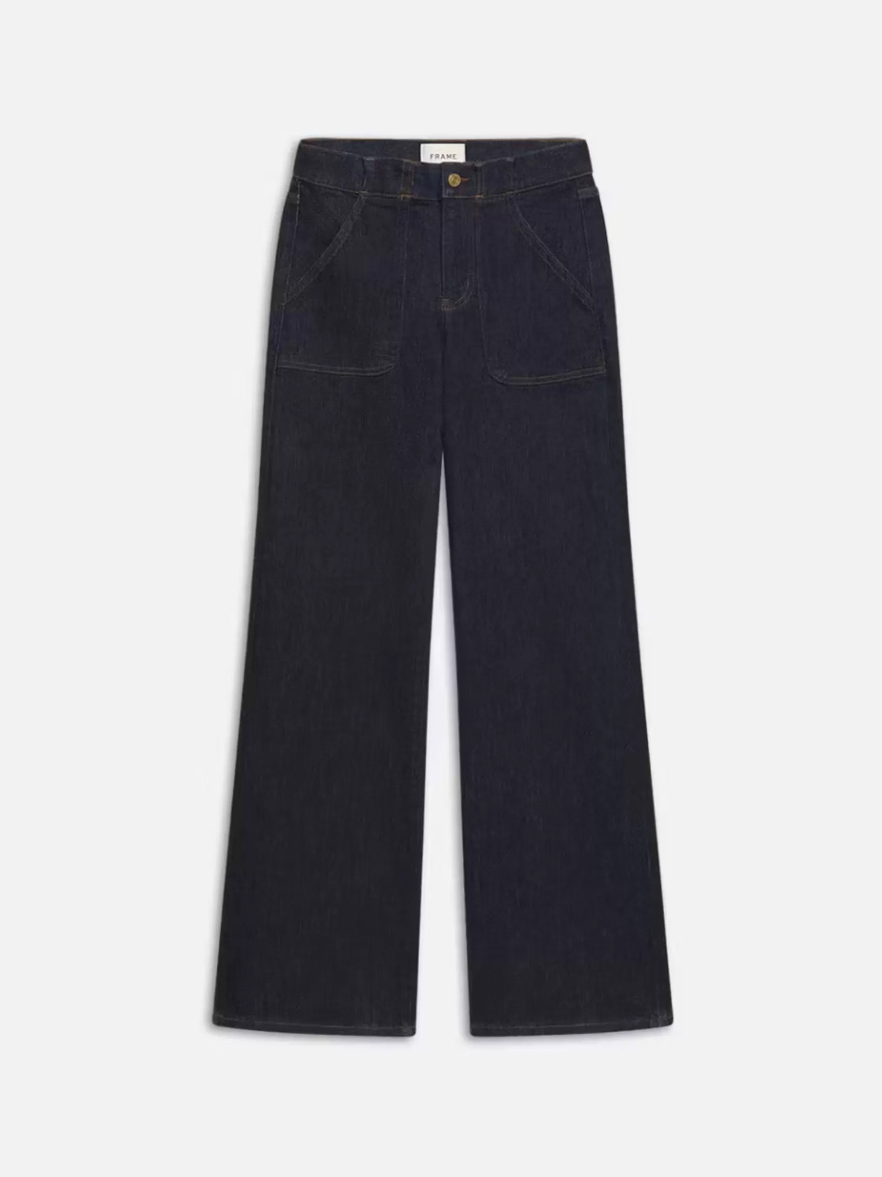 Wide Leg*FRAME Modern Pocket Jean in Rinse