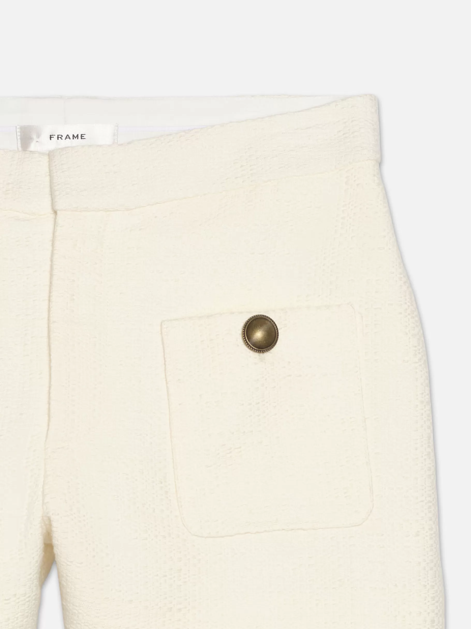 Skirts & Shorts*FRAME Patch Pocket Trouser Short in Cream