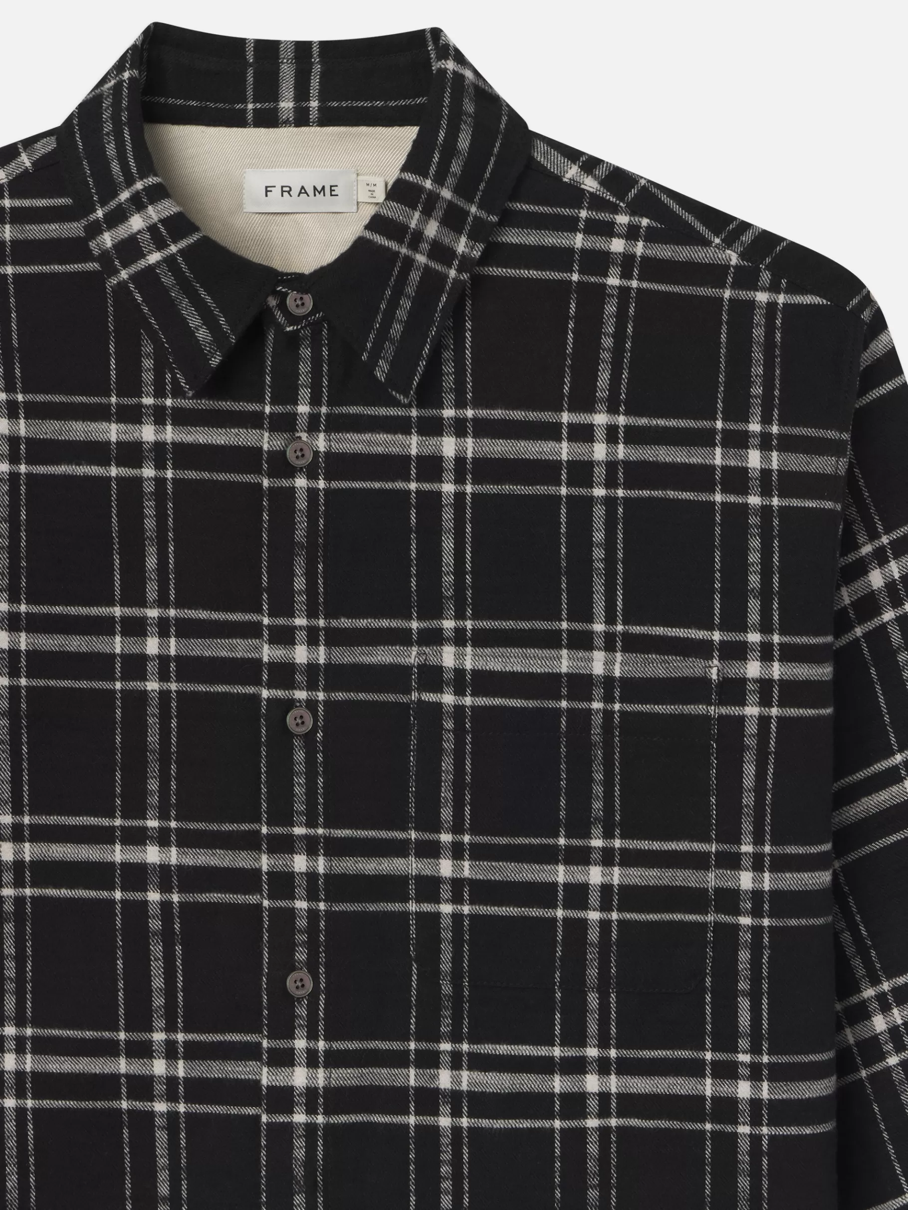 Jackets & Coats | Shirts*FRAME Plaid Overshirt in Black Plaid Blackplaid