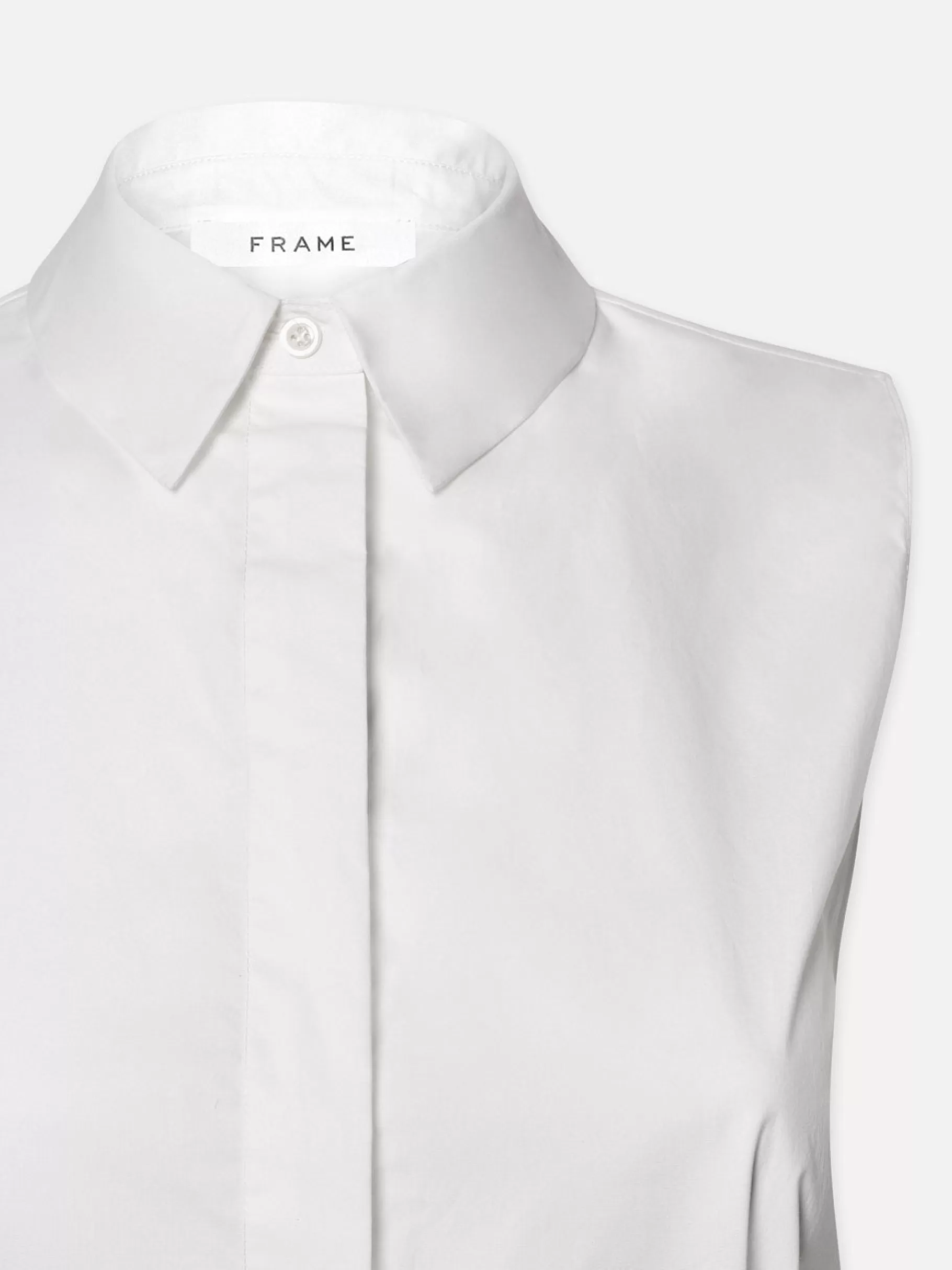 Tops & Blouses*FRAME Pleated Sleeveless Shirt in White