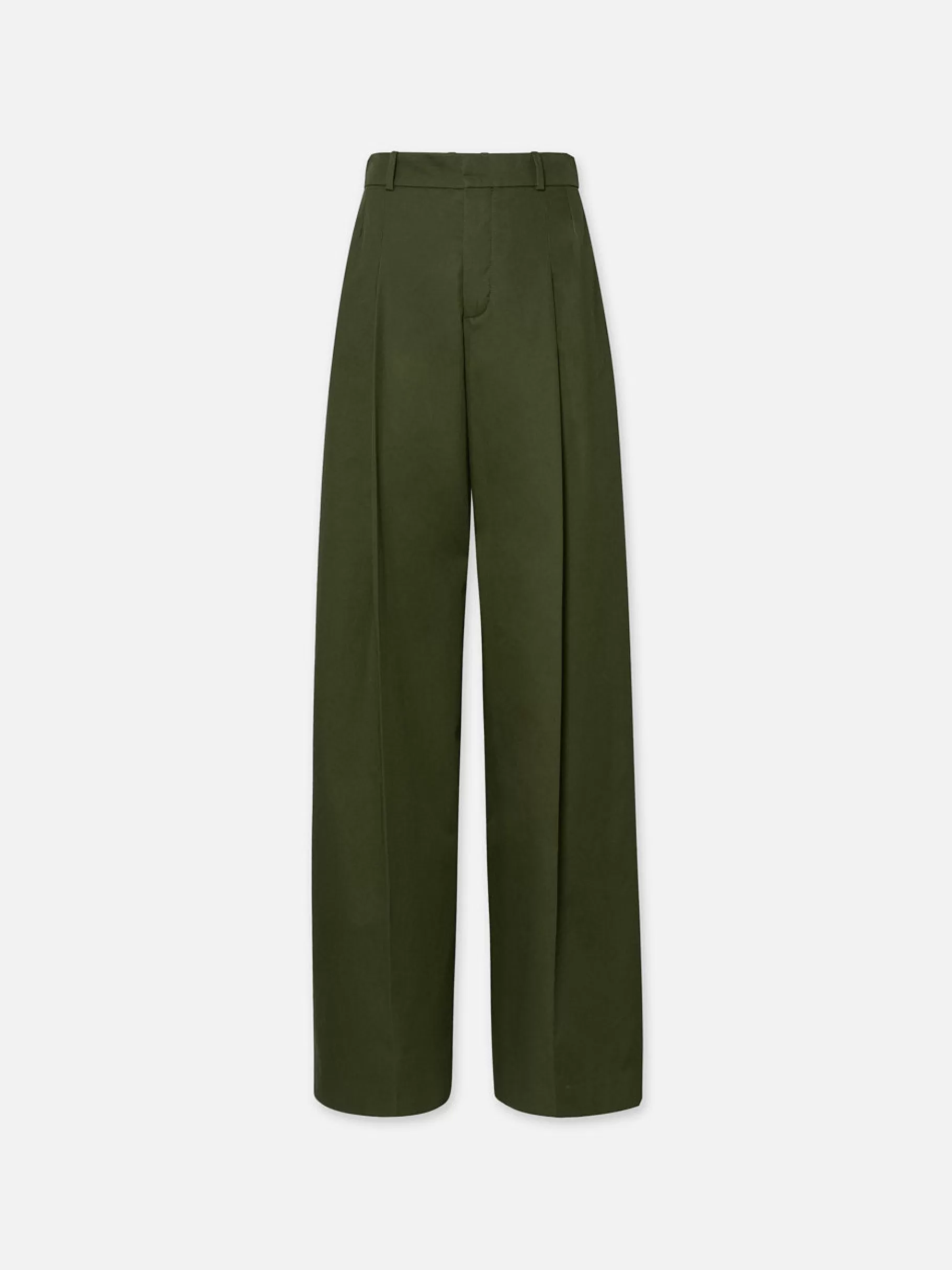Pants*FRAME Pleated Wide Leg Pant in Surplus