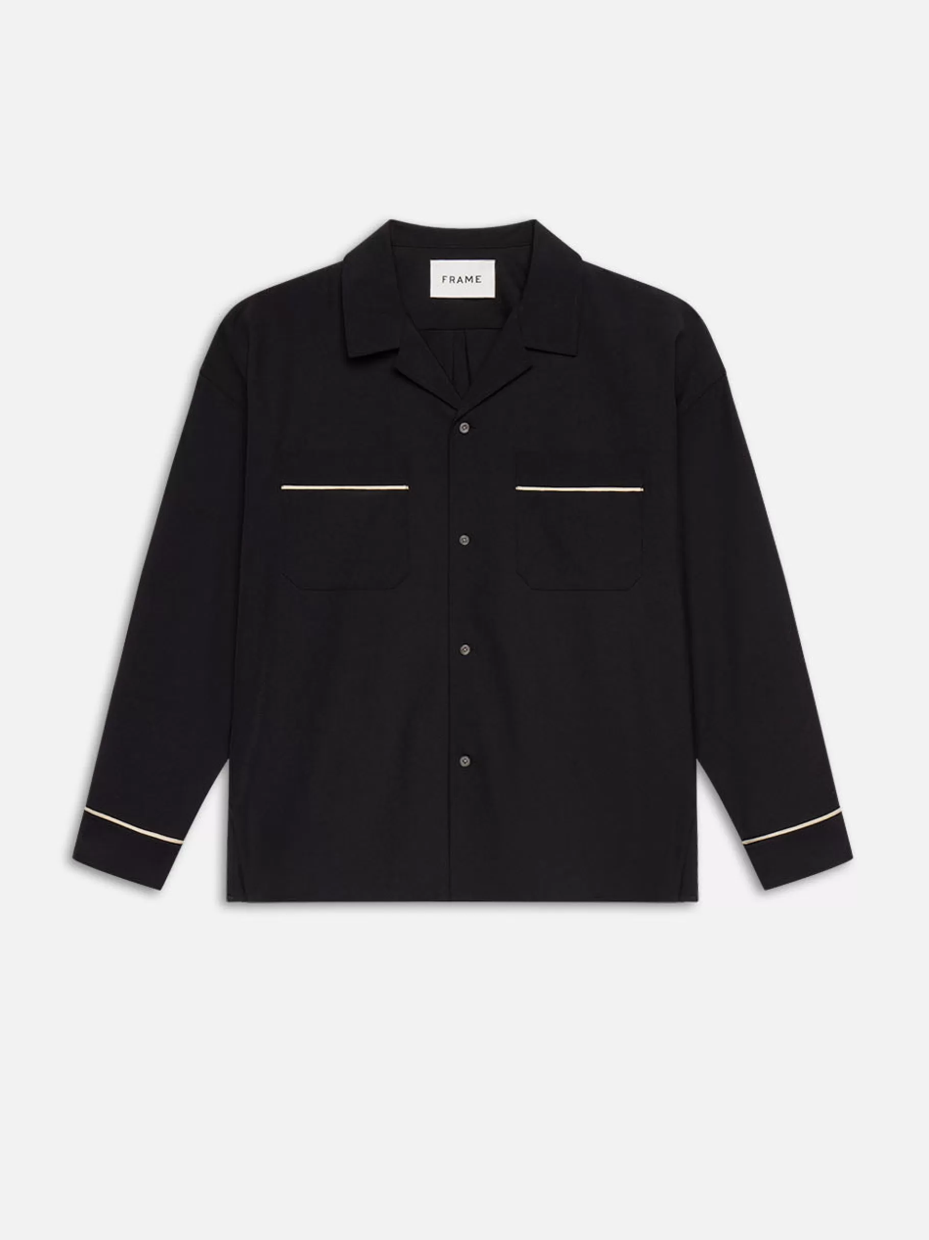 Shirts*FRAME Pyjama Shirt in Black