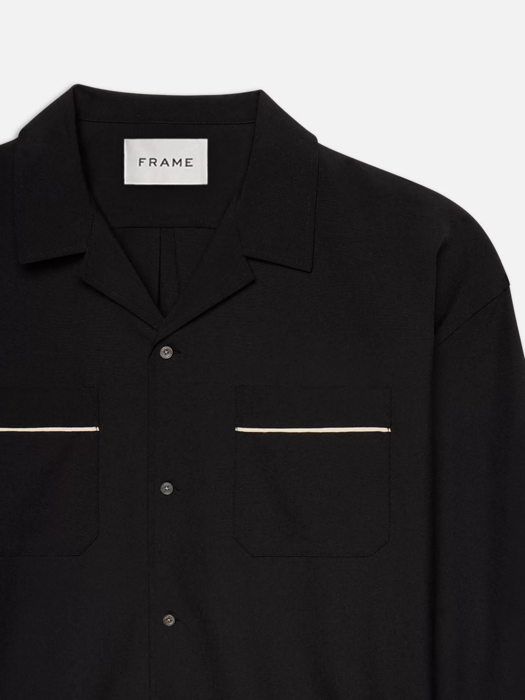 Shirts*FRAME Pyjama Shirt in Black