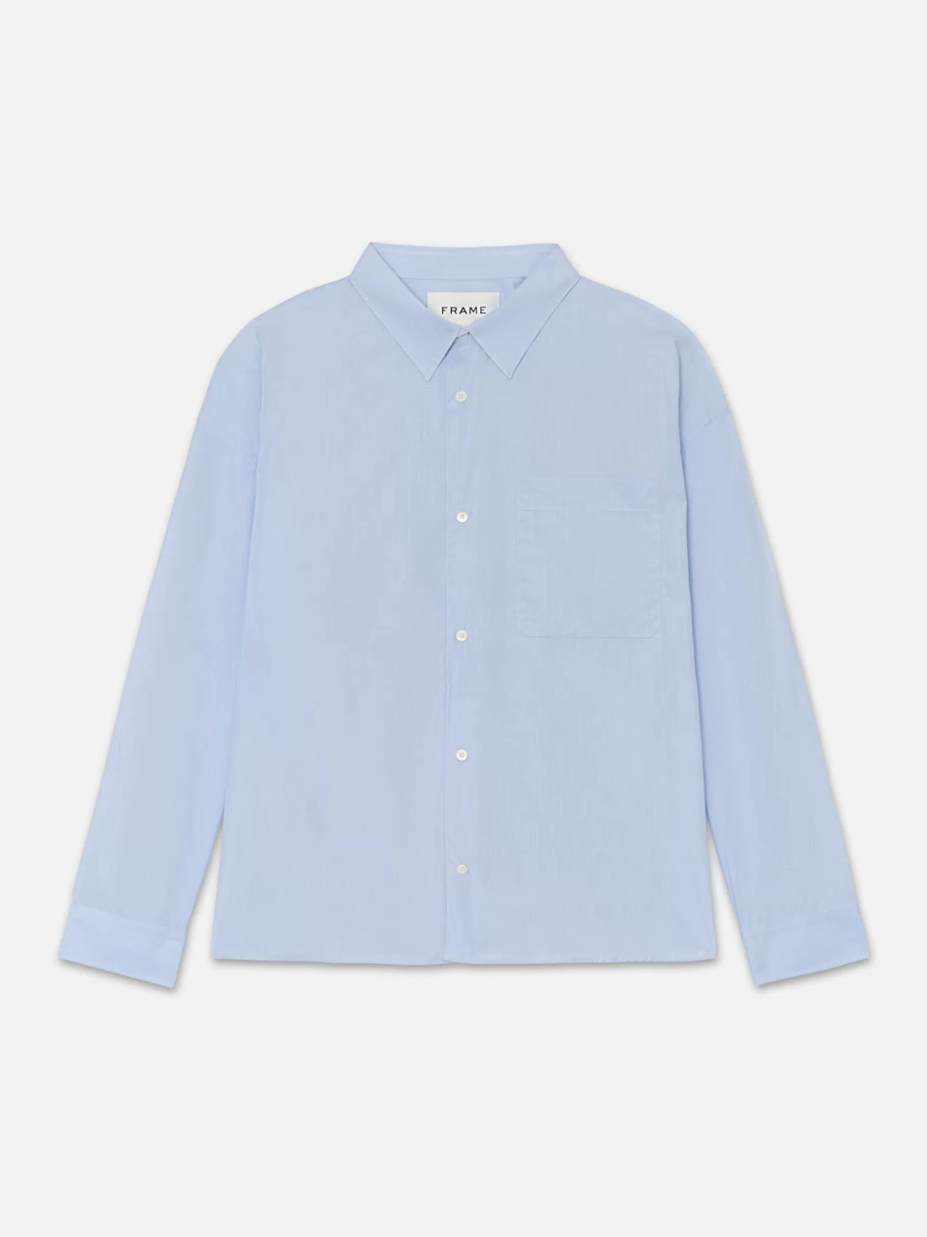 Shirts*FRAME Relaxed Cotton Shirt in Light Blue Lightblue