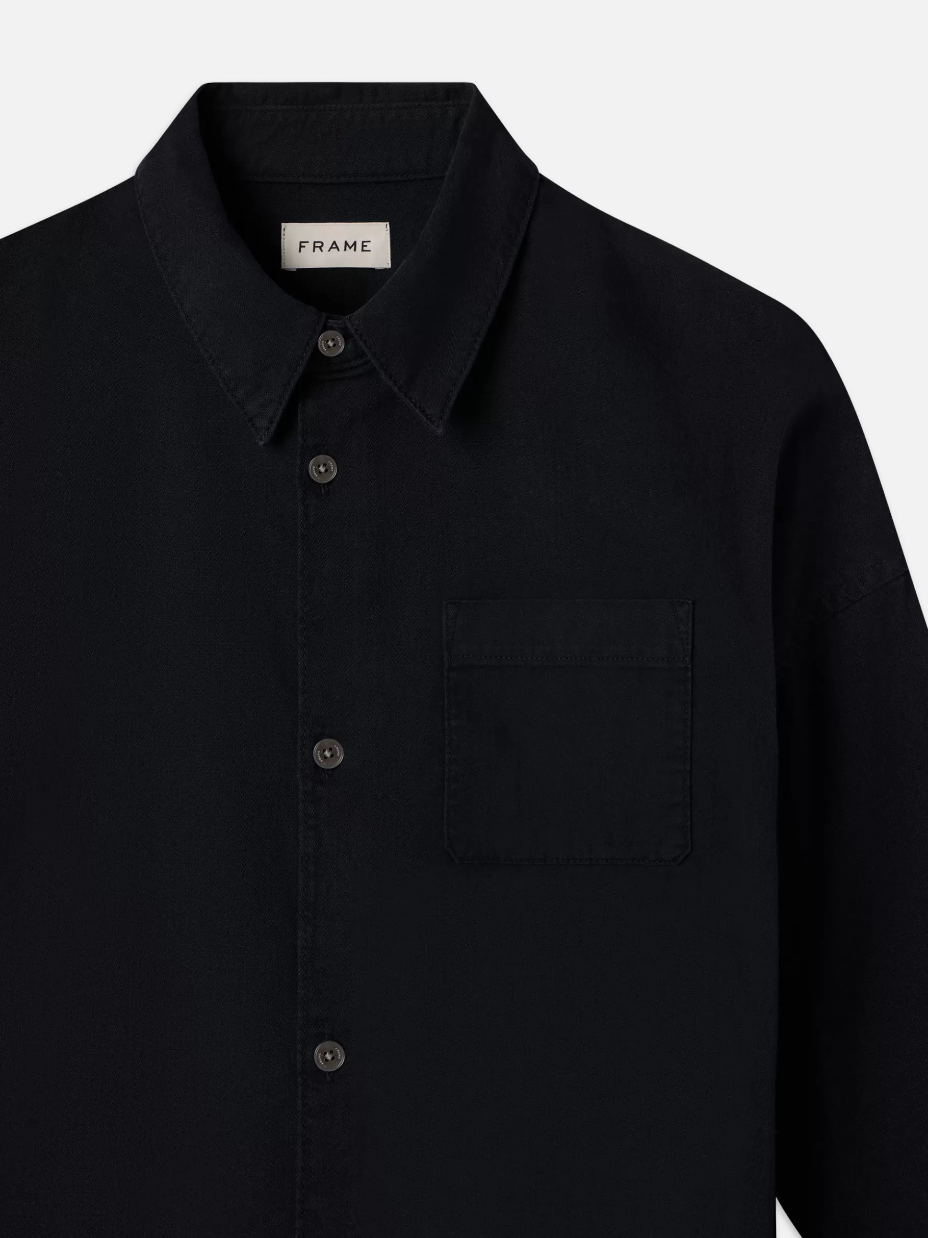 Denim Shirts | Shirts*FRAME Relaxed Denim Shirt in Navy