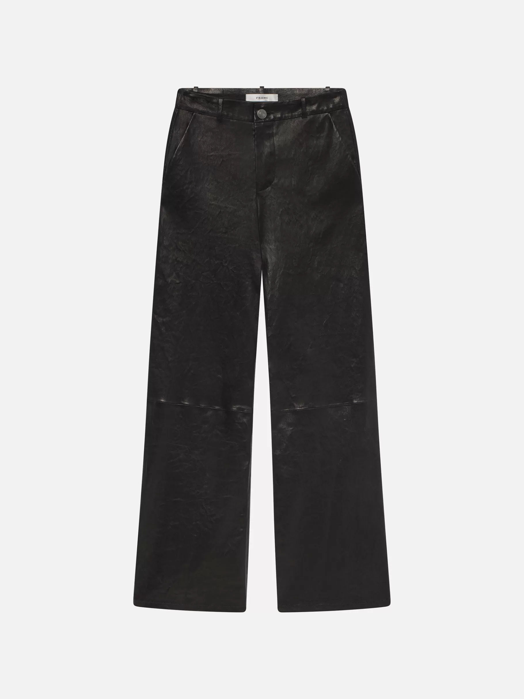 Leather & Suede | Pants*FRAME Relaxed Leather Trouser in Black
