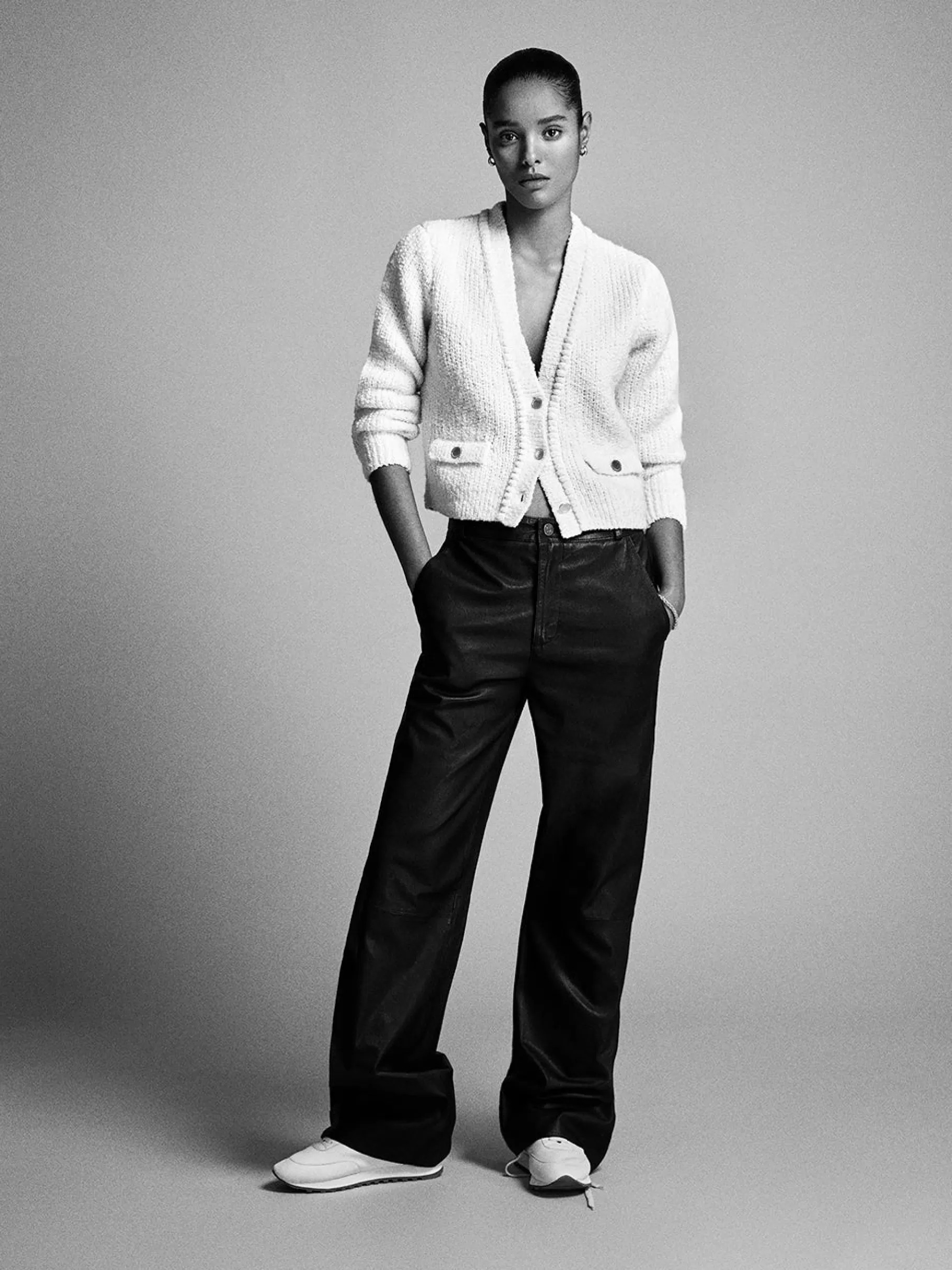 Leather & Suede | Pants*FRAME Relaxed Leather Trouser in Black