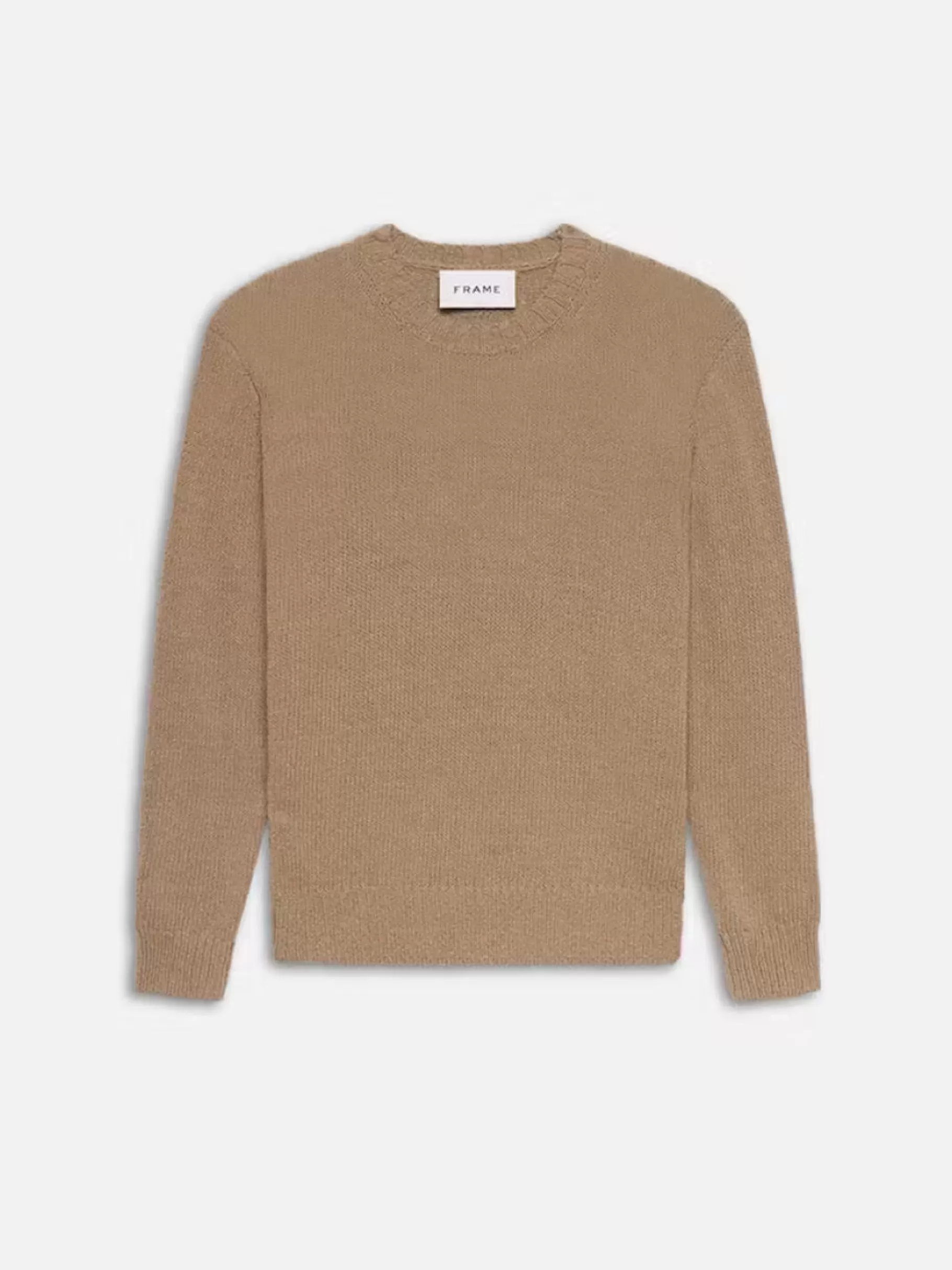 Sweaters & Hoodies*FRAME Rib Crewneck Sweater in Light Brown Lightbrown
