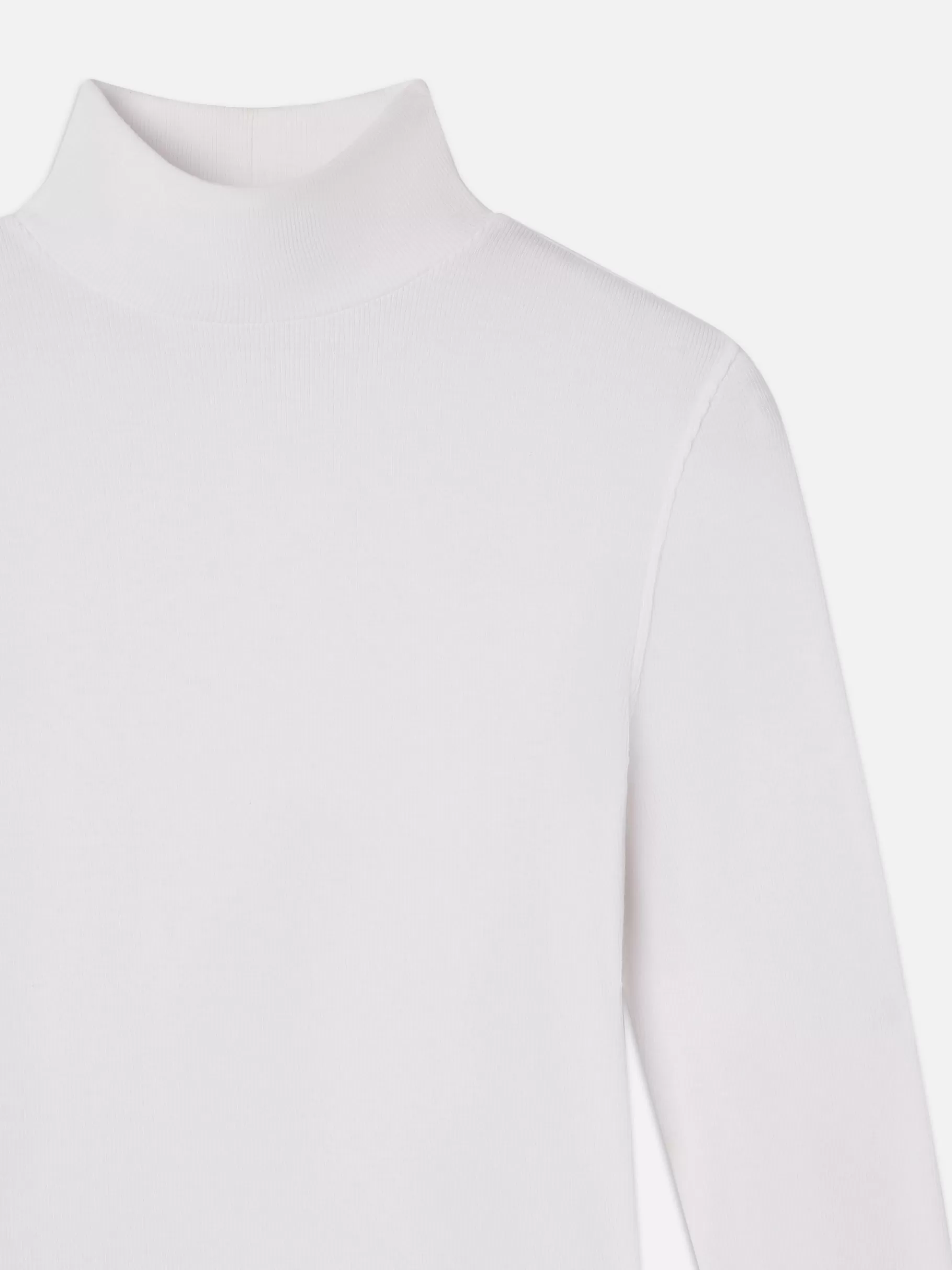 Tanks & Tees*FRAME Rib Turtleneck in White