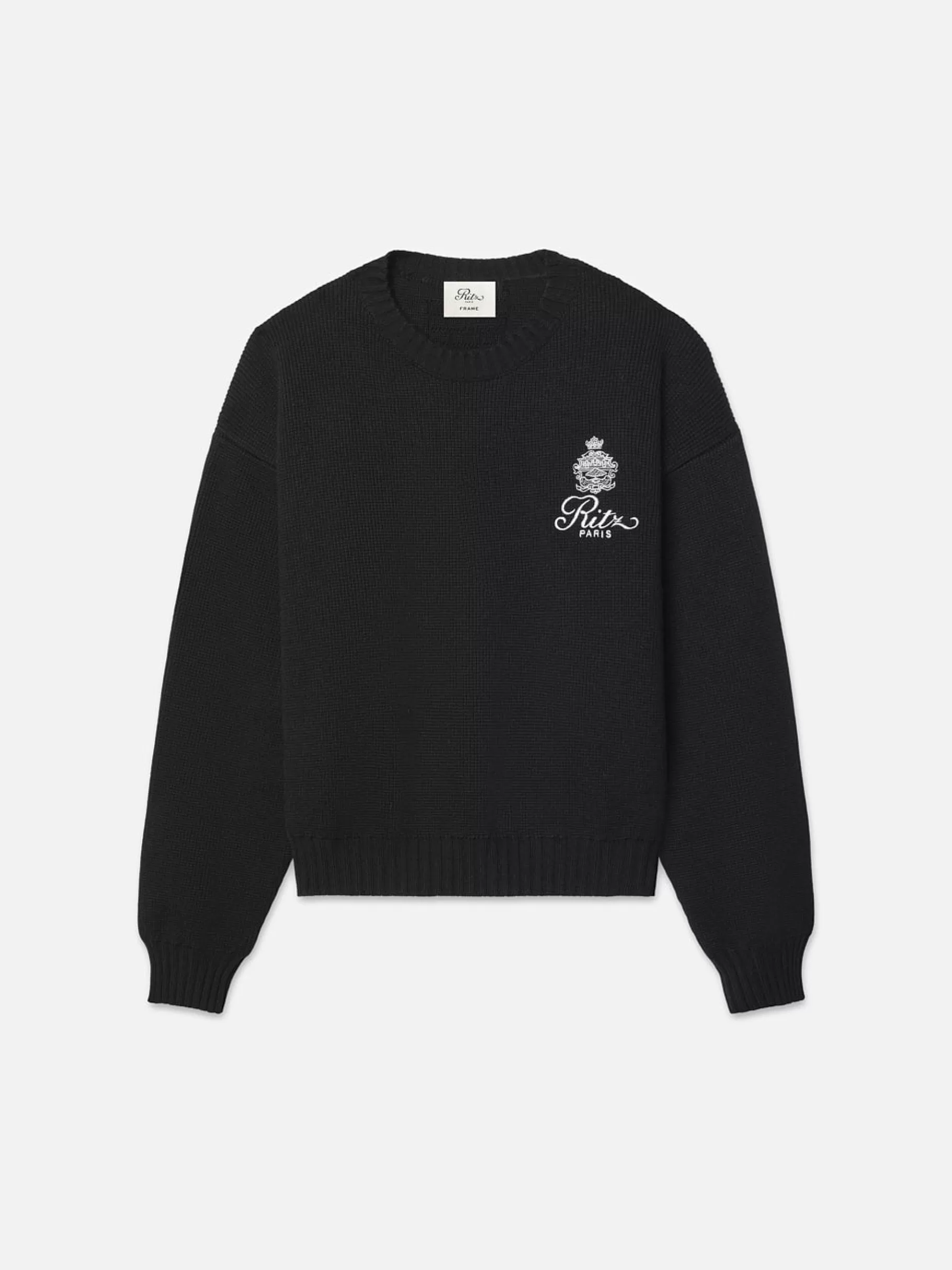 Sweaters & Hoodies*FRAME Ritz Men's Cashmere Crewneck in Black