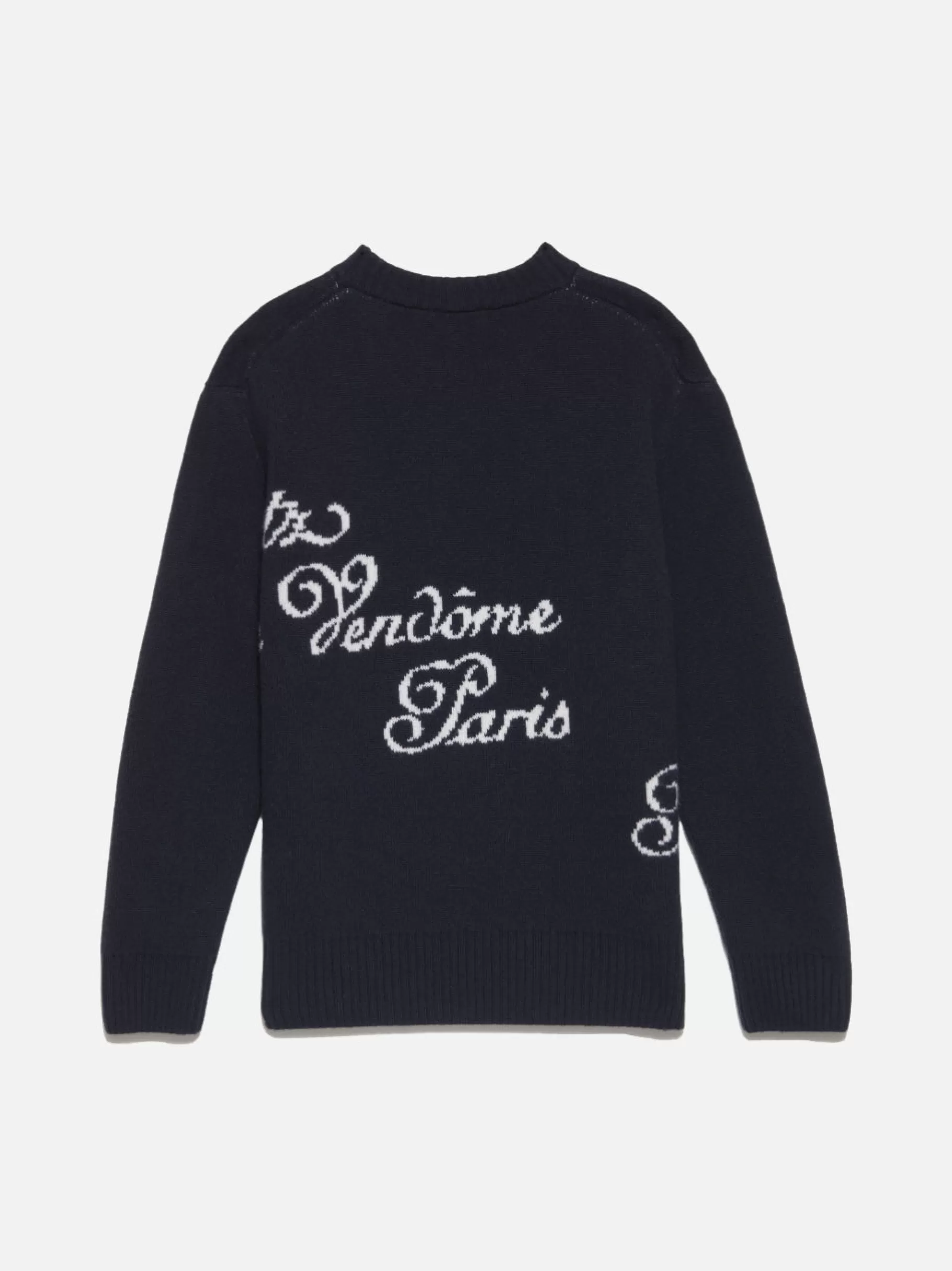 Sweaters & Hoodies*FRAME Ritz Mens Crew Sweater in Navy Multi Navymulti