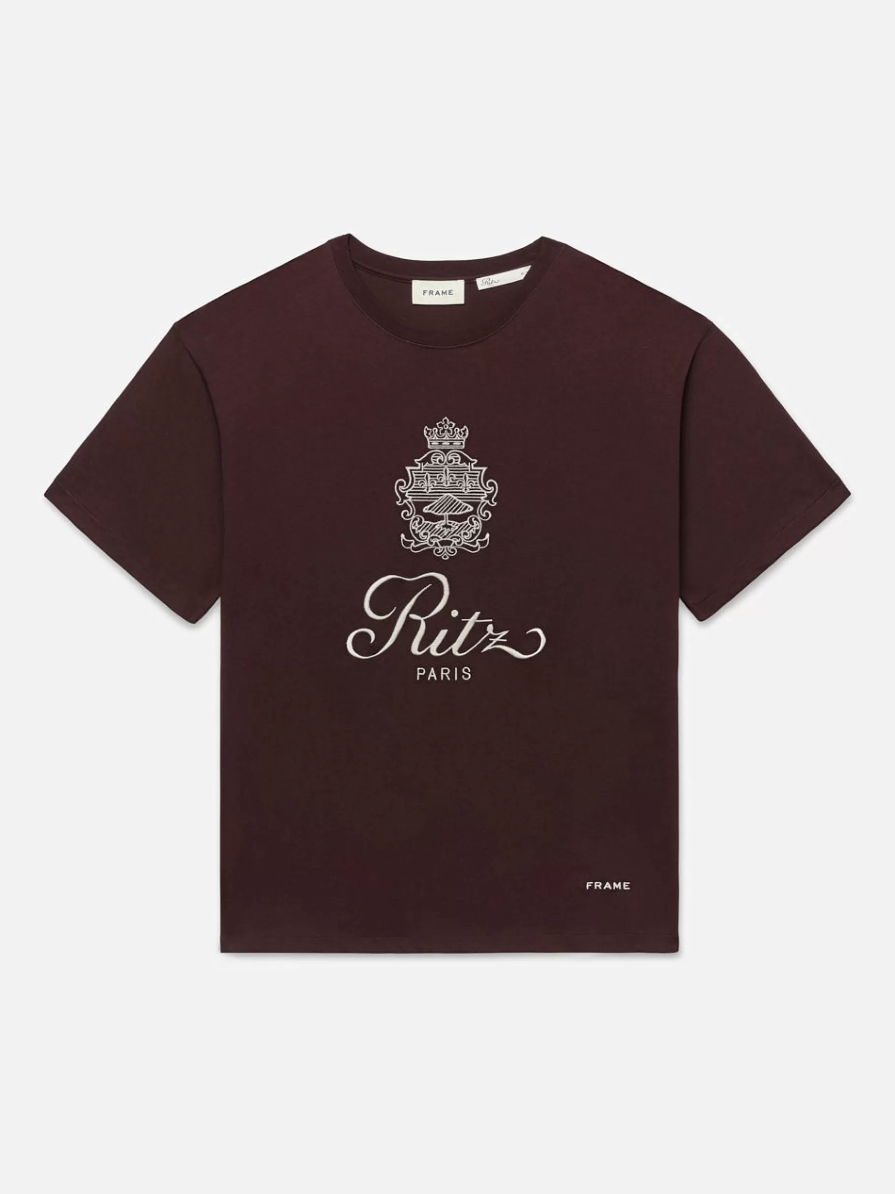 Tees & Polos*FRAME Ritz Men's Tee in Bordeaux