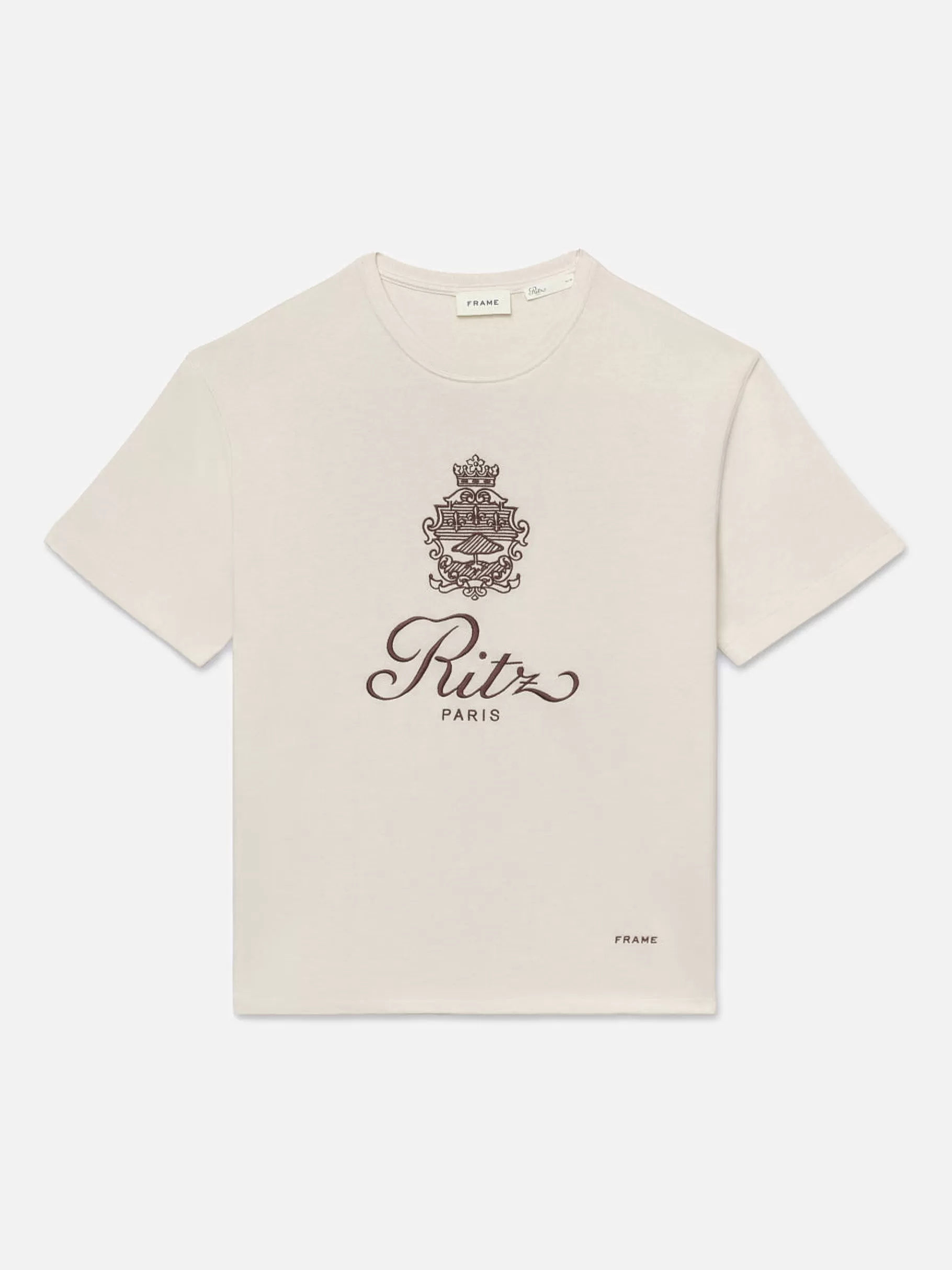 Tees & Polos*FRAME Ritz Men's Tee in Cream