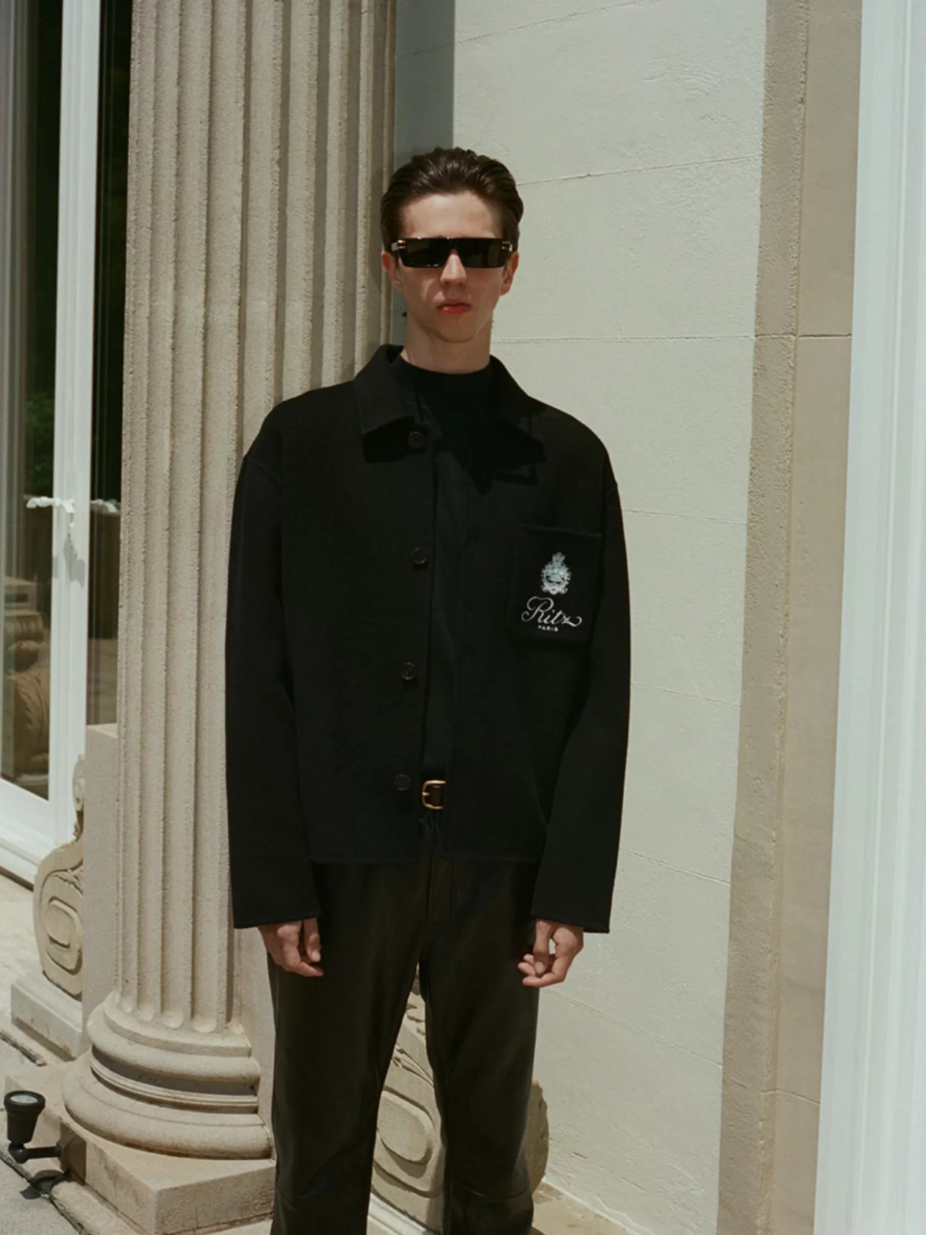 Jackets & Coats | Shirts*FRAME Ritz Men's Wool Shirt in Black