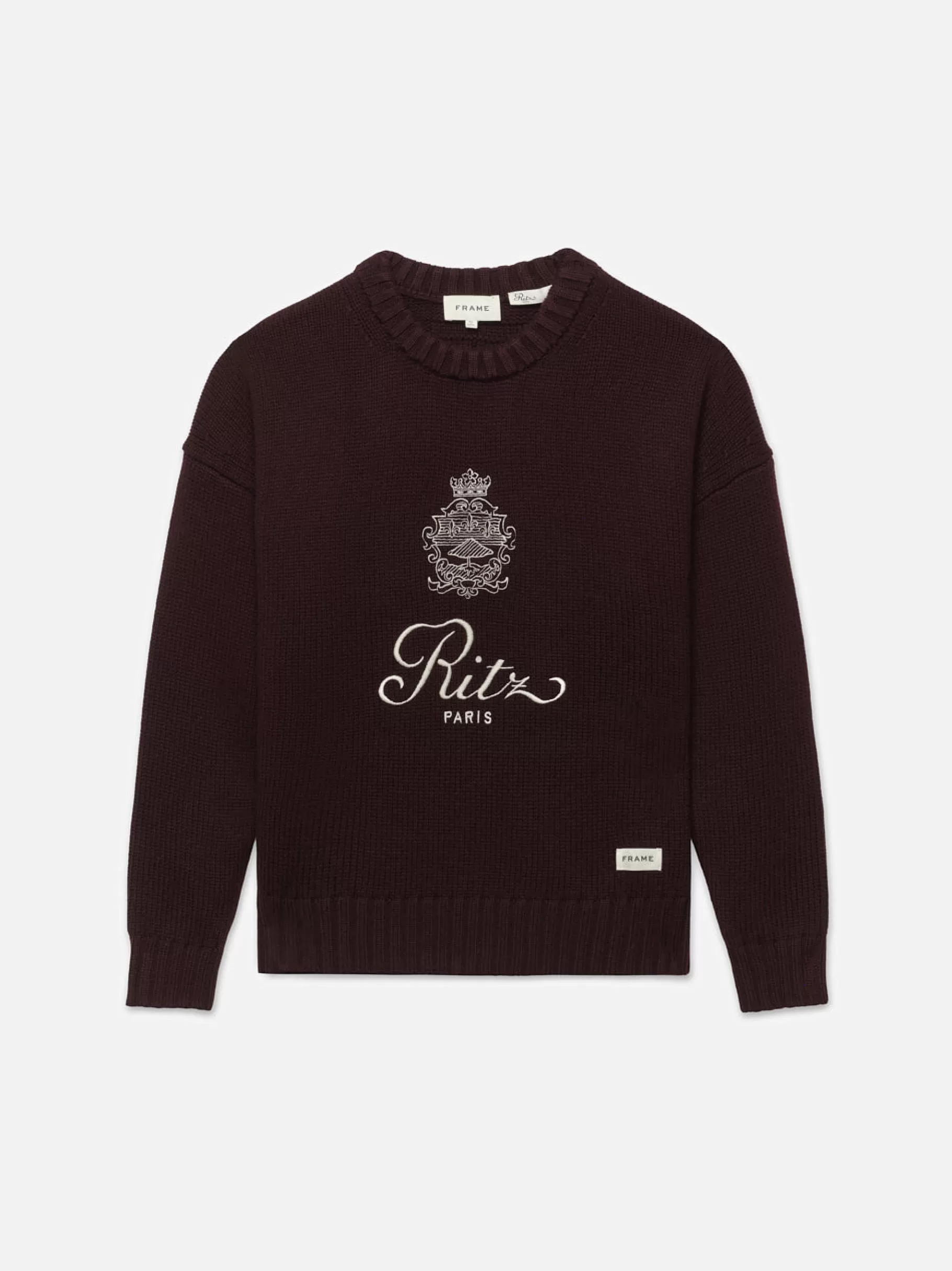 Sweaters | Sweaters & Hoodies*FRAME Ritz Unisex Cashmere Sweater in Bordeaux
