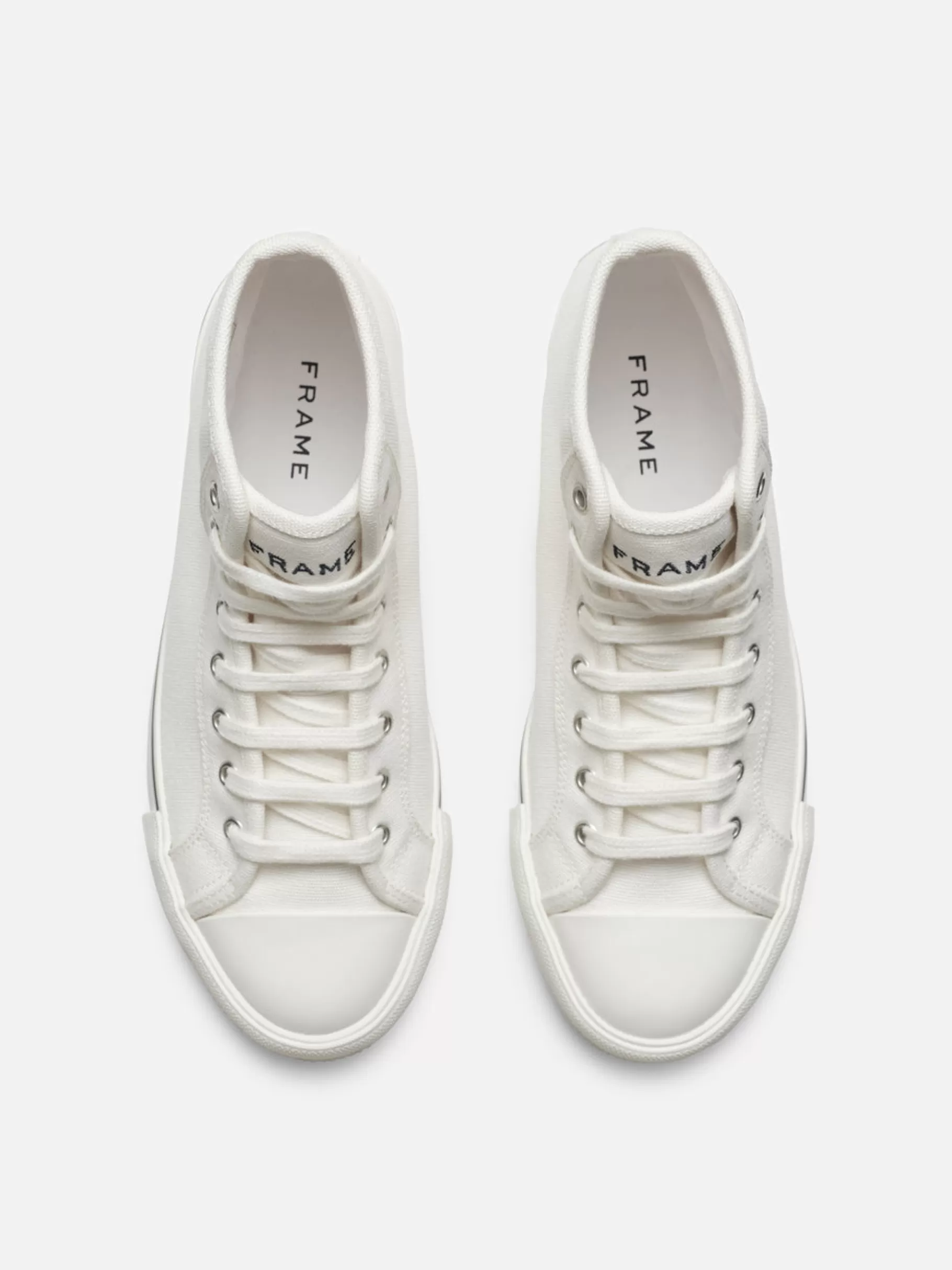 All Accessories & Shoes | Accessories & Shoes*FRAME Ritz Unisex High Top Sneaker in Blanc