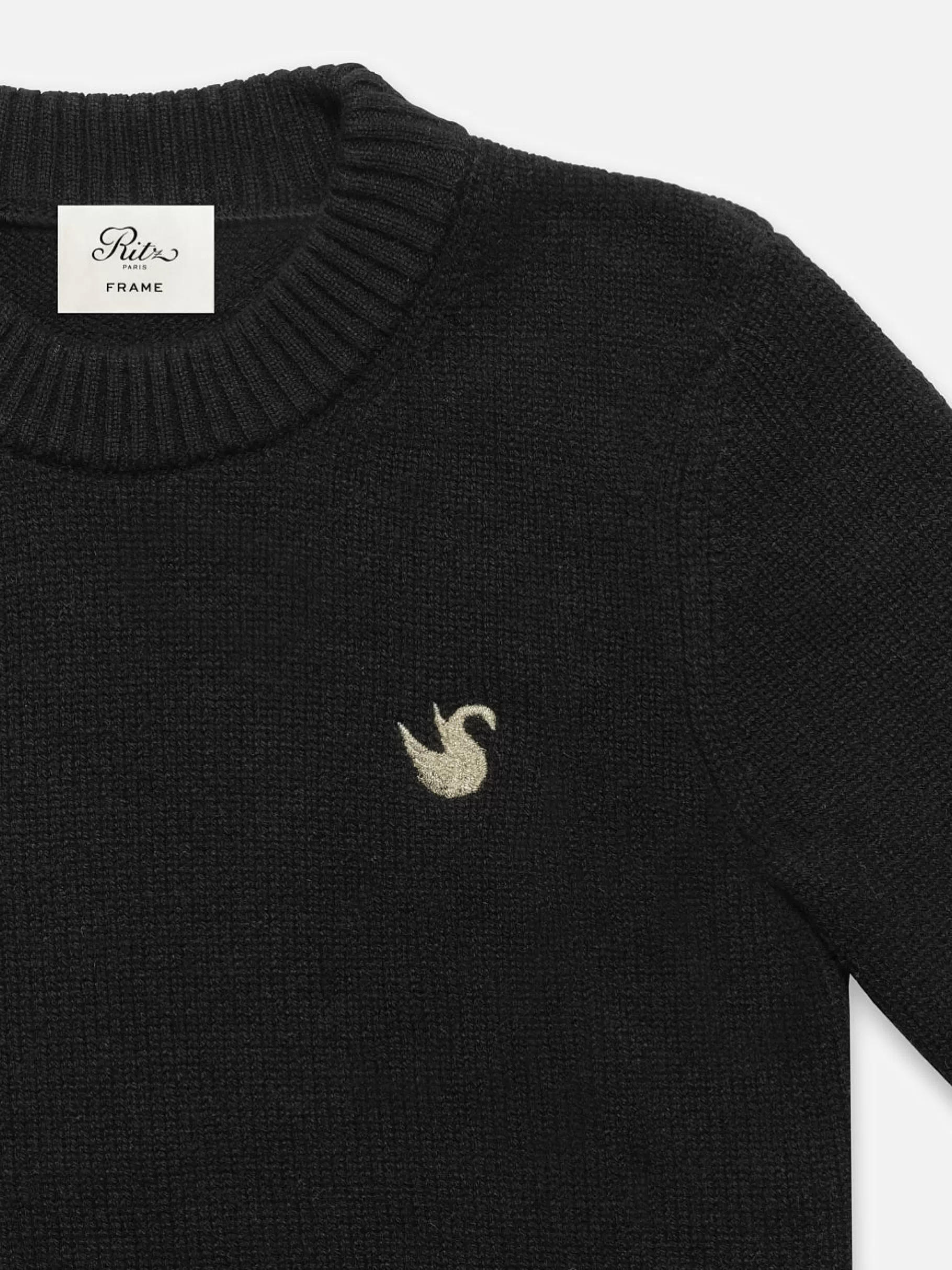 Sweaters*FRAME Ritz Women's Cashmere Sweater in Black