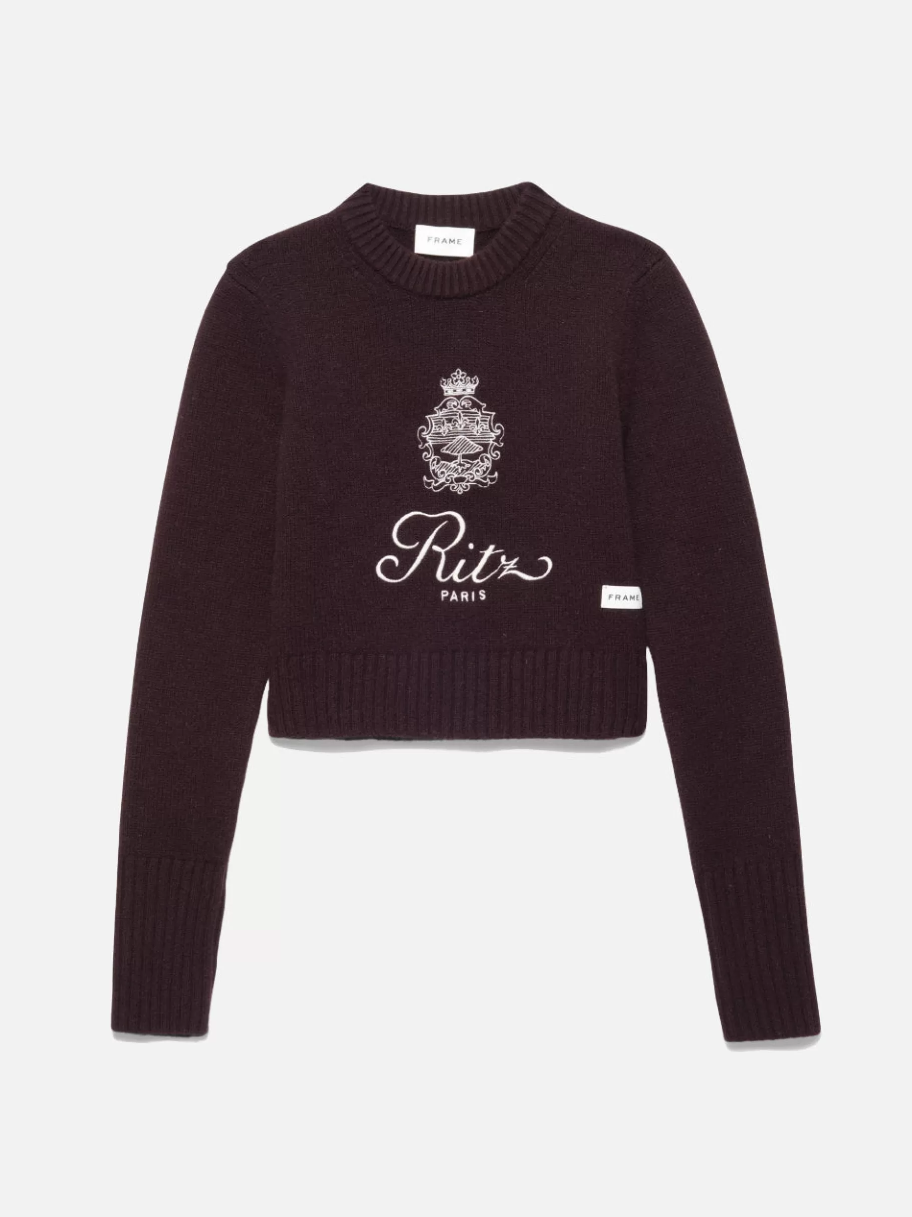 Sweaters*FRAME Ritz Women's Cashmere Sweater in Bordeaux