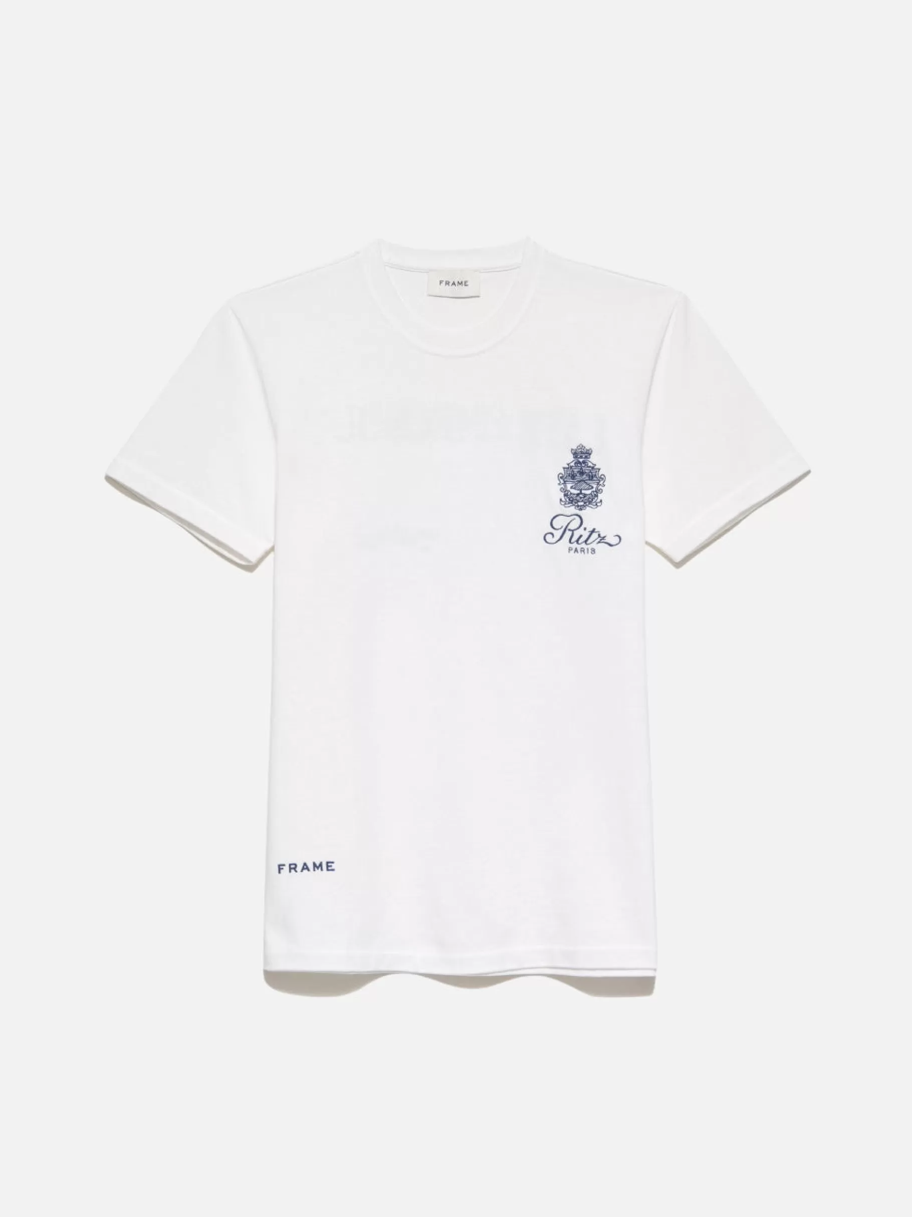 Tanks & Tees*FRAME Ritz Women's Logo Tee in Blanc