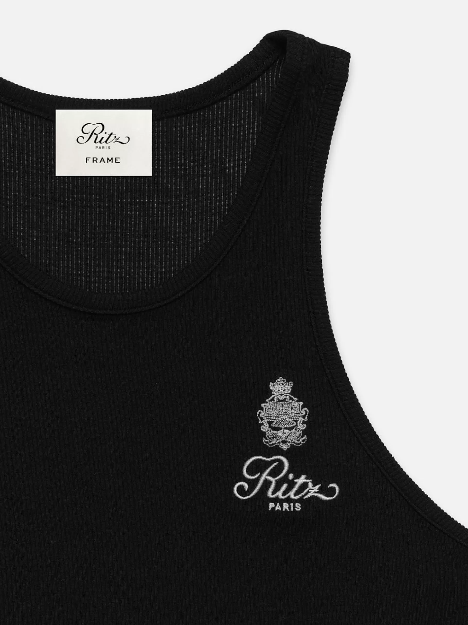 Tanks & Tees*FRAME Ritz Women's Rib Tank in Black