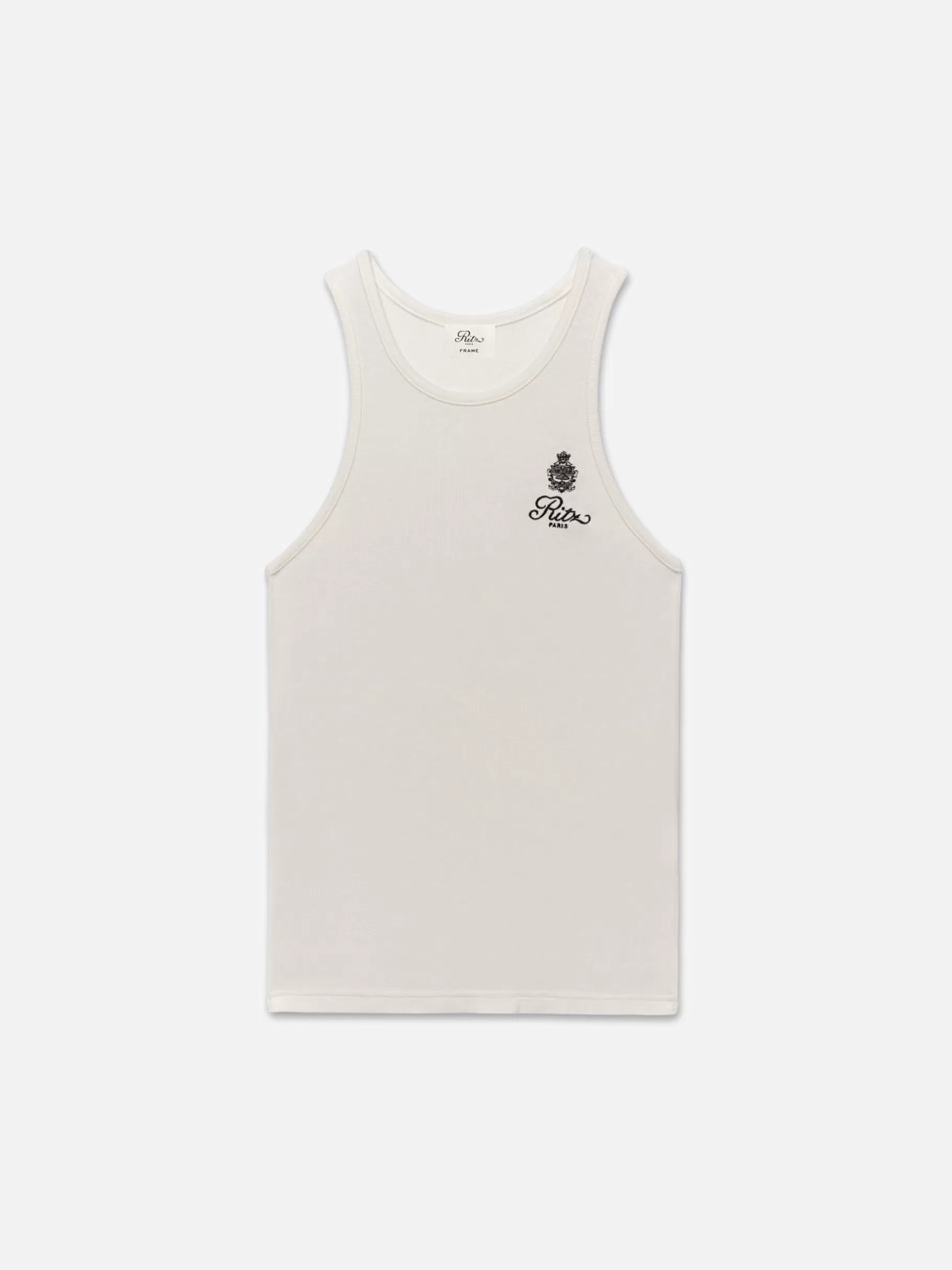 Tanks & Tees*FRAME Ritz Women's Rib Tank in White
