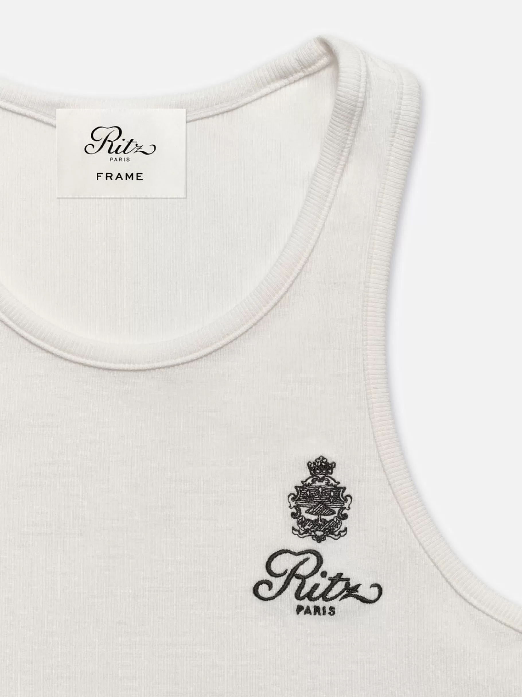 Tanks & Tees*FRAME Ritz Women's Rib Tank in White